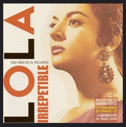 Portada de un disco de Lola Flores con una recopilación de sus éxitos. | Foto: Flickr Portada de un disco de Lola Flores con una recopilación de sus éxitos. | Foto: Flickr