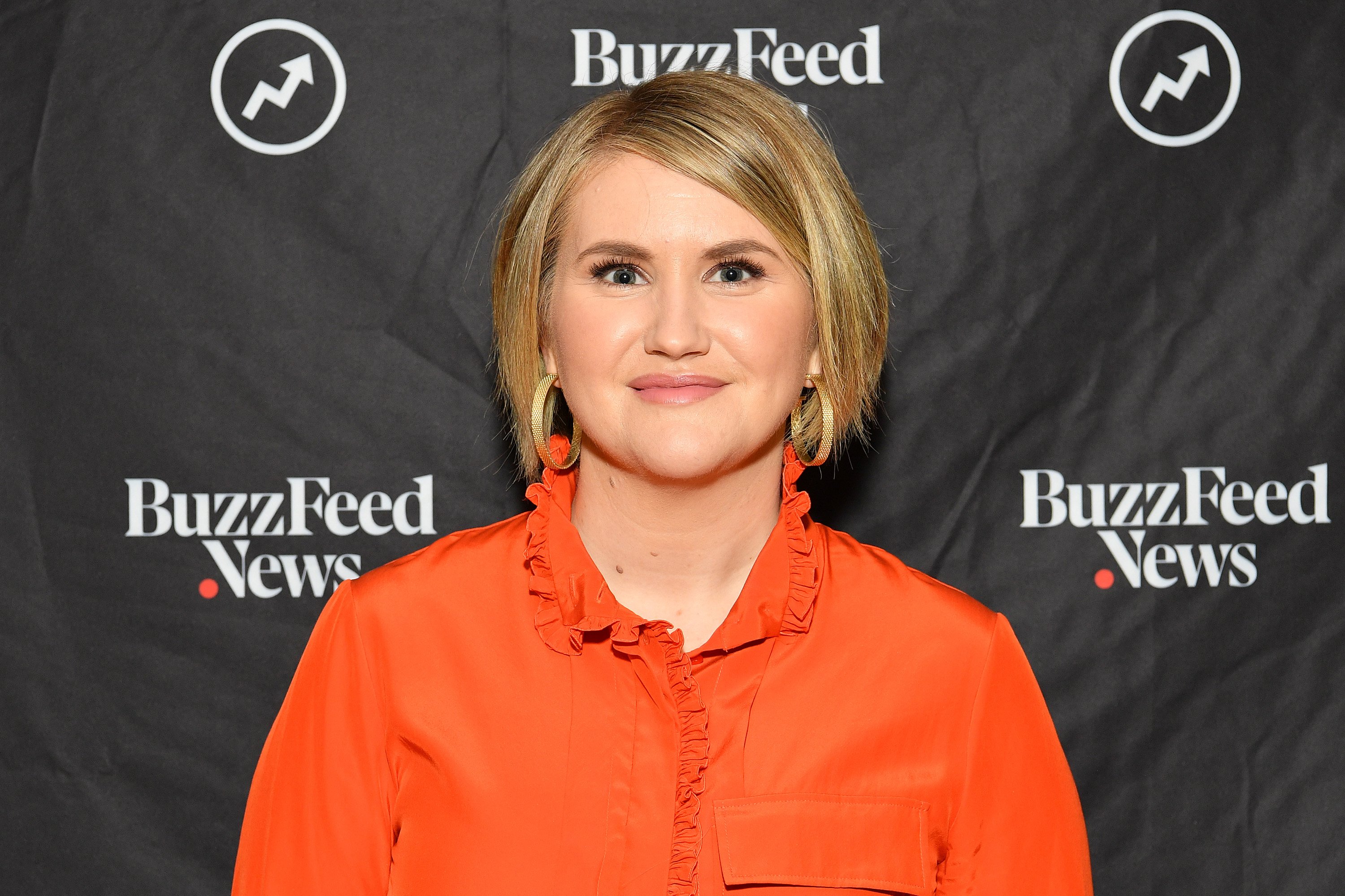 Jillian Bell is seen attending "AM to DM" hosted by BuzzFeed in New York City on August 13, 2019. | Source: Getty Images