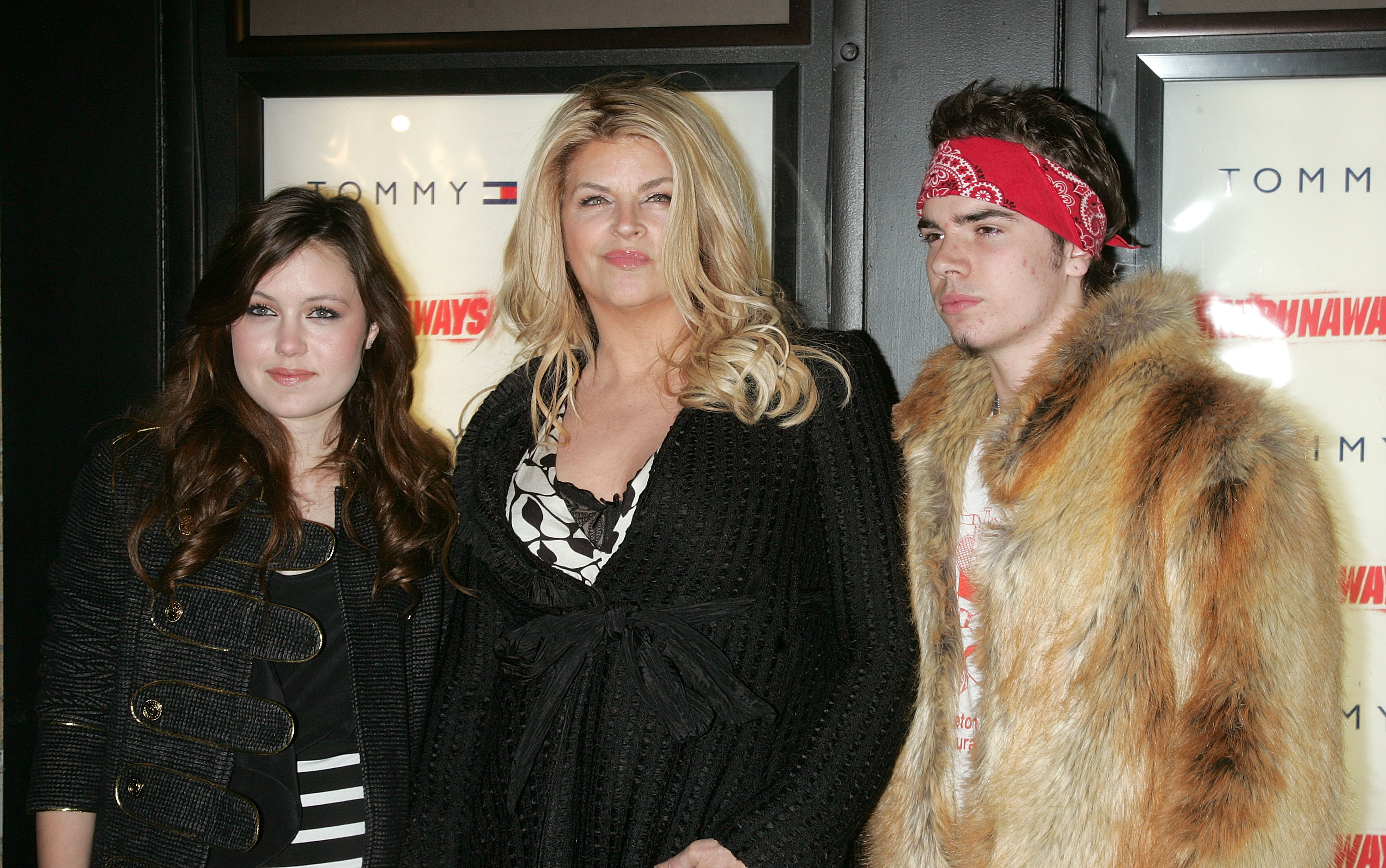 Lillie Price, Kirstie Alley, and William True at the "The Runaways" New York premiere at Landmark Sunshine Cinema in New York City on March 17, 2010. | Source: Getty Images