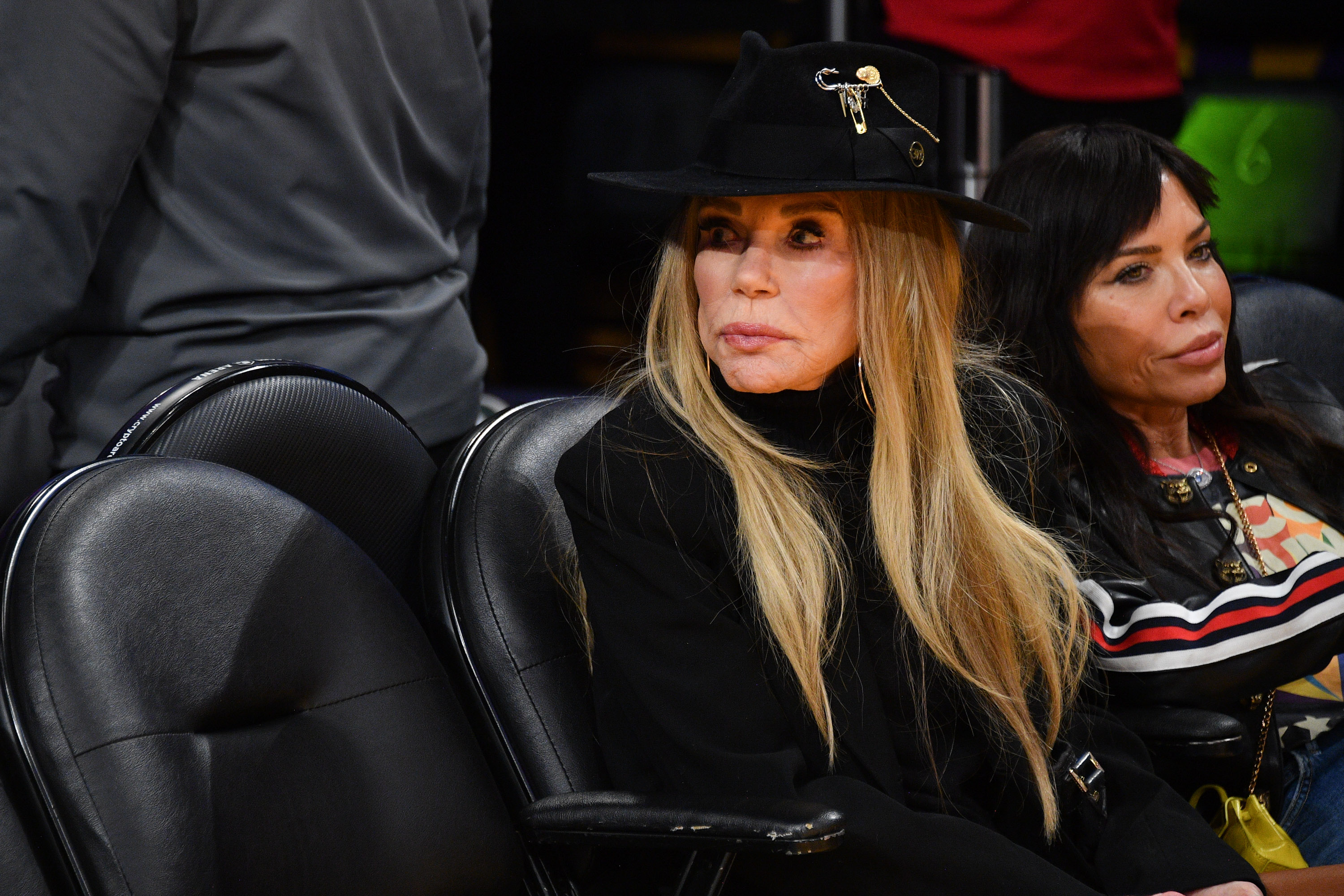 Dyan Cannon is seen attending a basketball game at Crypto.com Arena on February 15, 2023 | Source: Getty Images