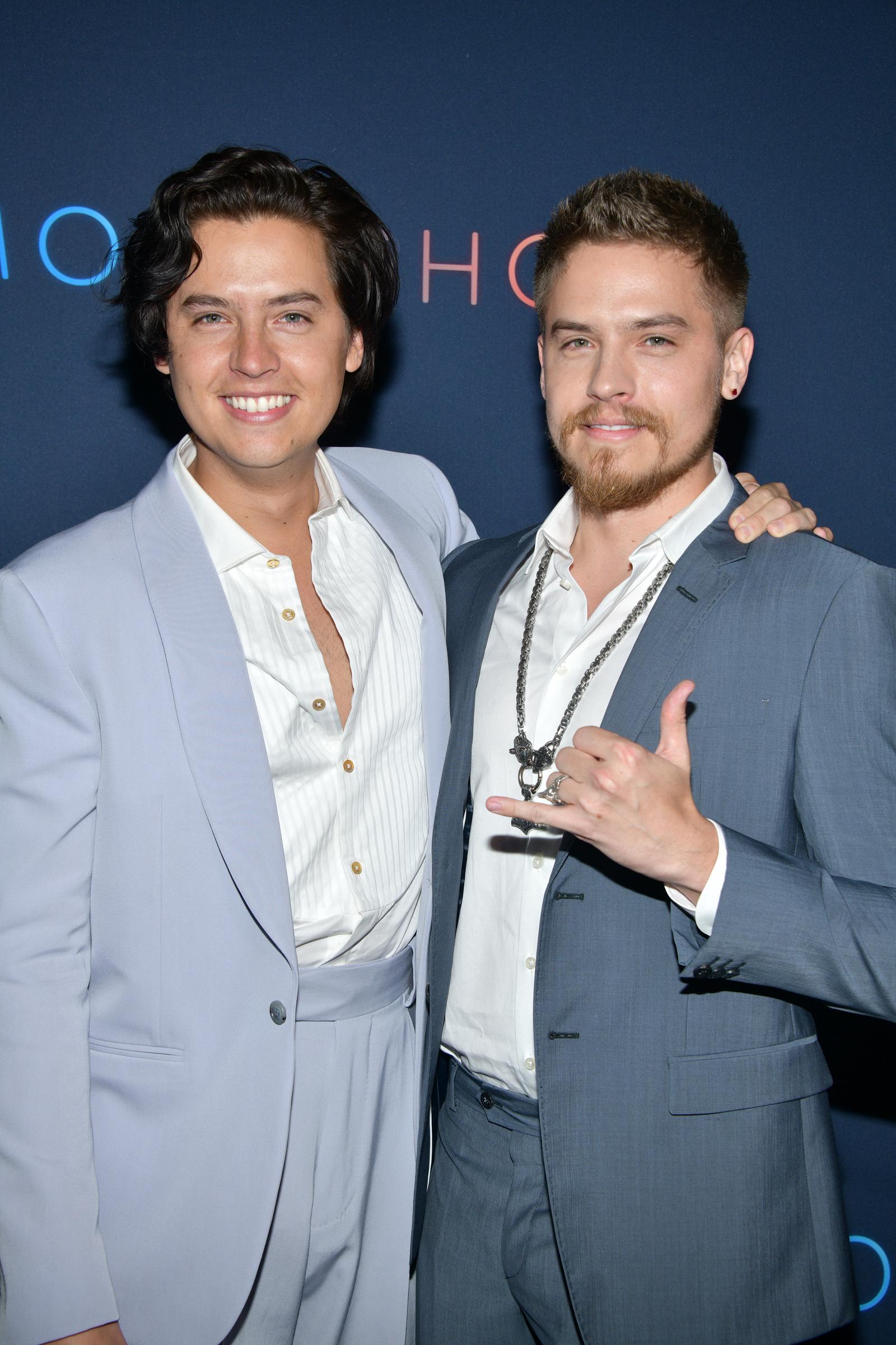 Cole and Dylan Sprouse at the special screening of "Moonshot" on March 23, 2022, in West Hollywood, California. | Source: Getty Images