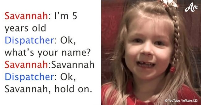 Little girl calls 911 for dad and her hilarious conversation with dispatcher goes viral