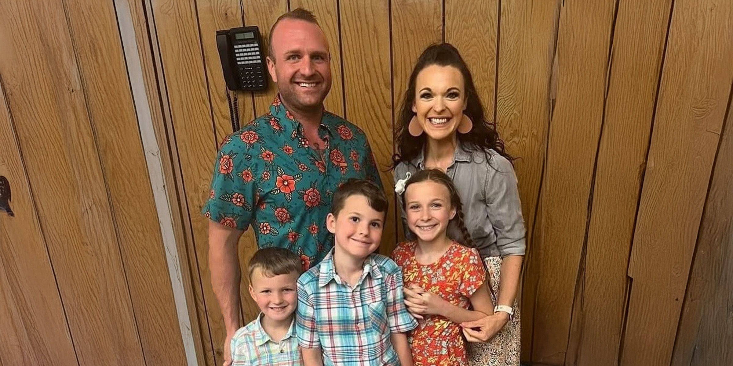 Zachary Bailey, Kelsey Bailey, Finnley Bailey, Vada Bailey, and Samuel Bailey 2025 | Source: X.com/DarrenBaileyIL