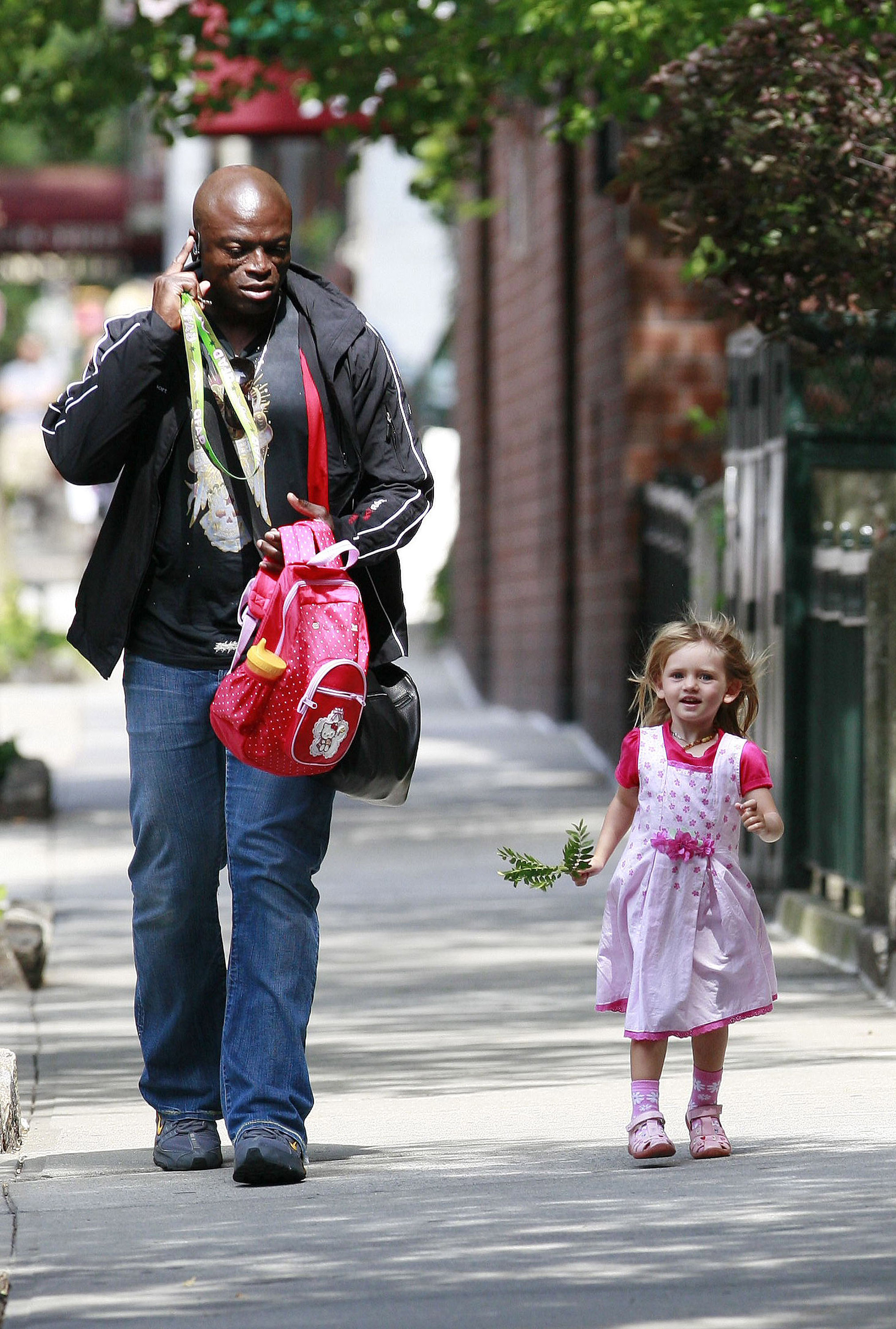 Seal and Leni Klum photographed on June 20, 2007, in New York City. | Source: Getty Images