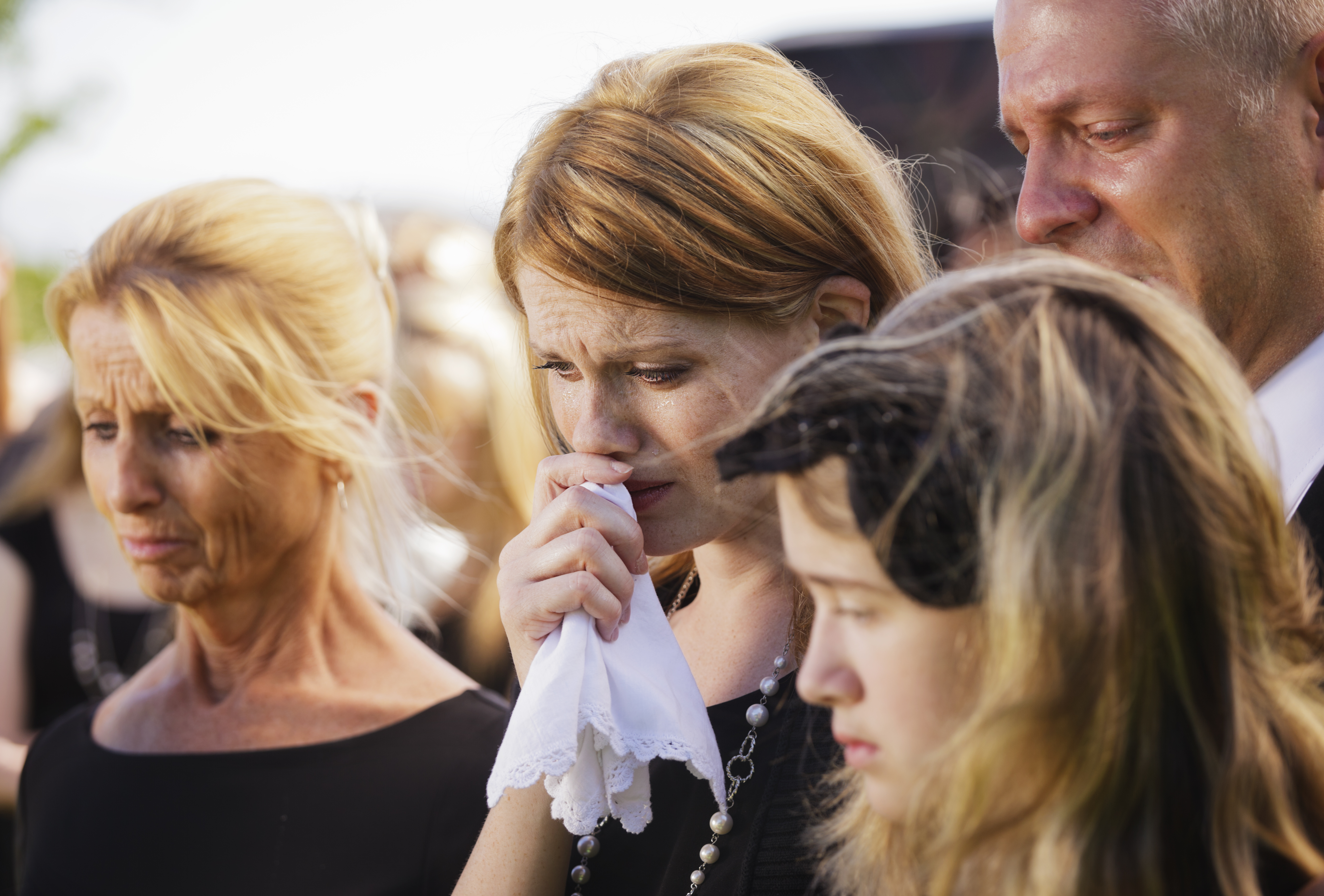 Family at a Funeral | Source: Getty Images