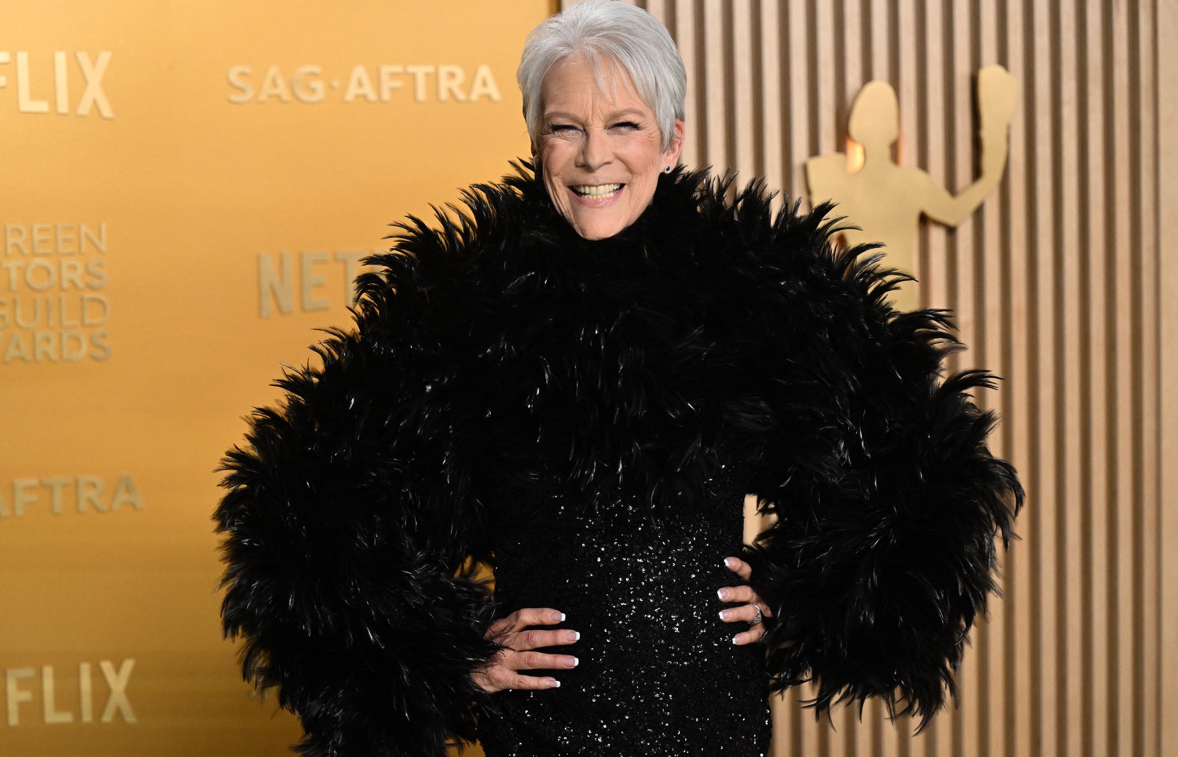 Jamie Lee Curtis at the 2025 Screen Actors Guild Awards at Shrine Auditorium and Expo Hall on February 23 in Los Angeles, California. | Source: Getty Images