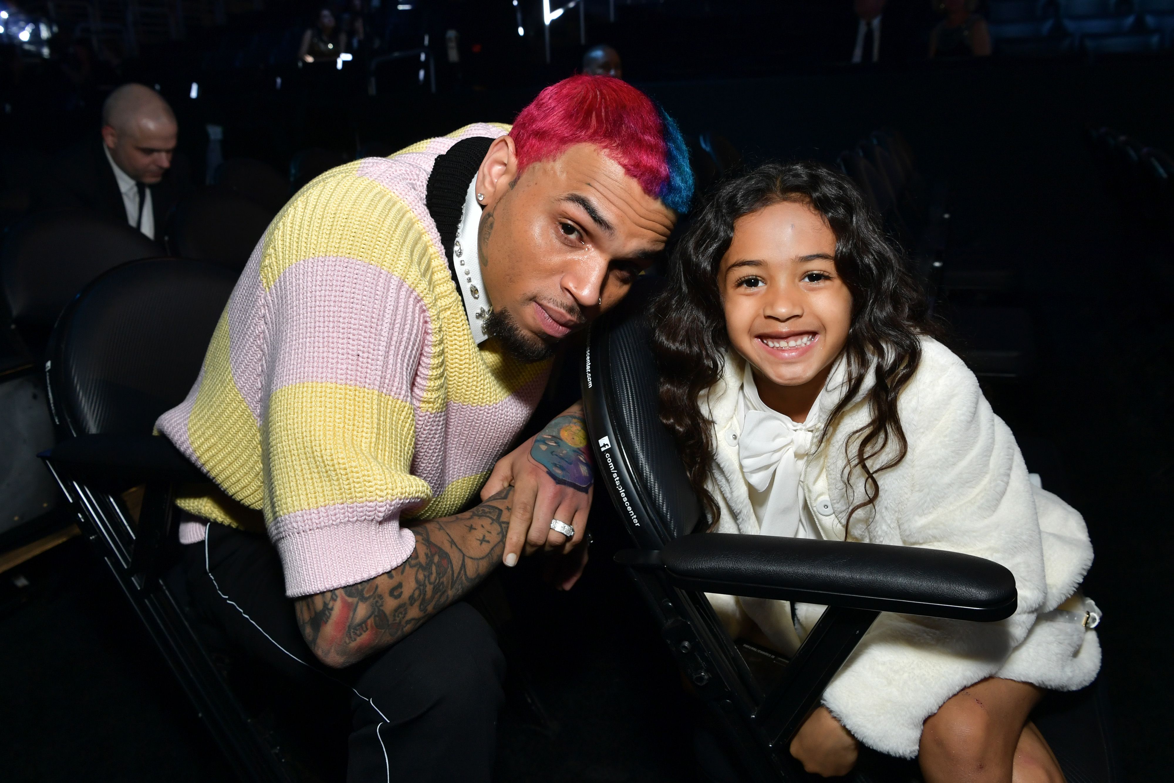 Chris Brown and Royalty Brown at the 62nd Annual Grammy Awards on January 26, 2020 | Photo: Getty Images