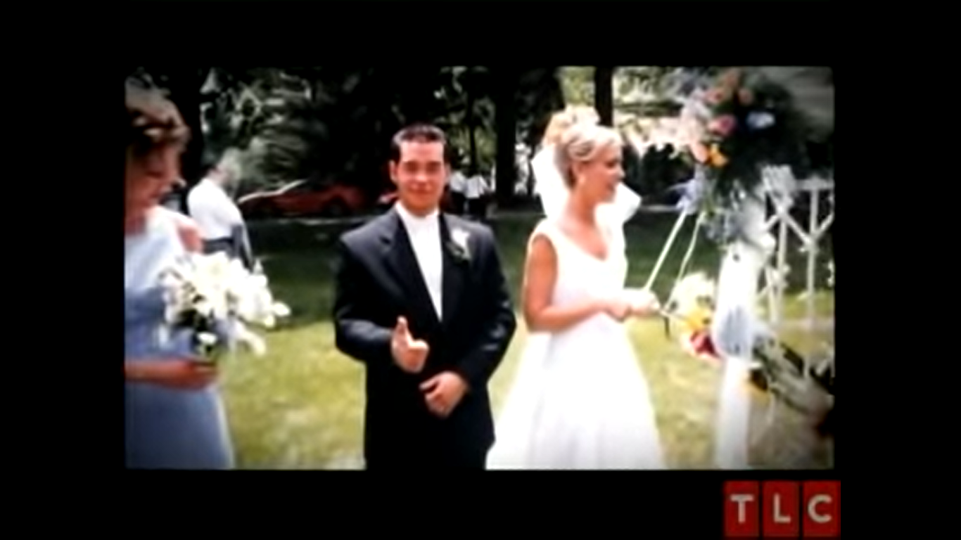 Jon y Kate Gosselin el día de su boda | Foto: YouTube