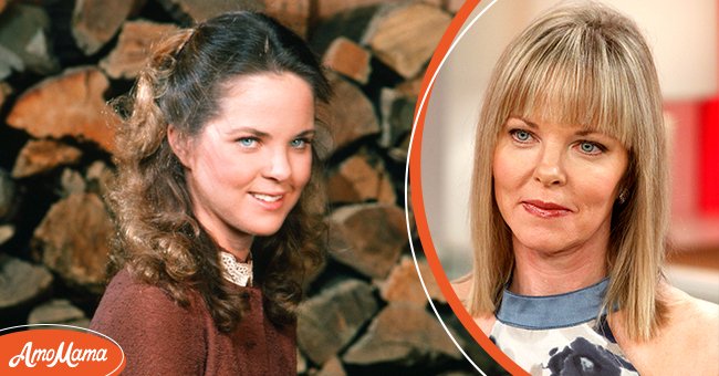 Foto de antes y después de la actriz estadounidense Melissa Sue Anderson. | Foto: Getty Images