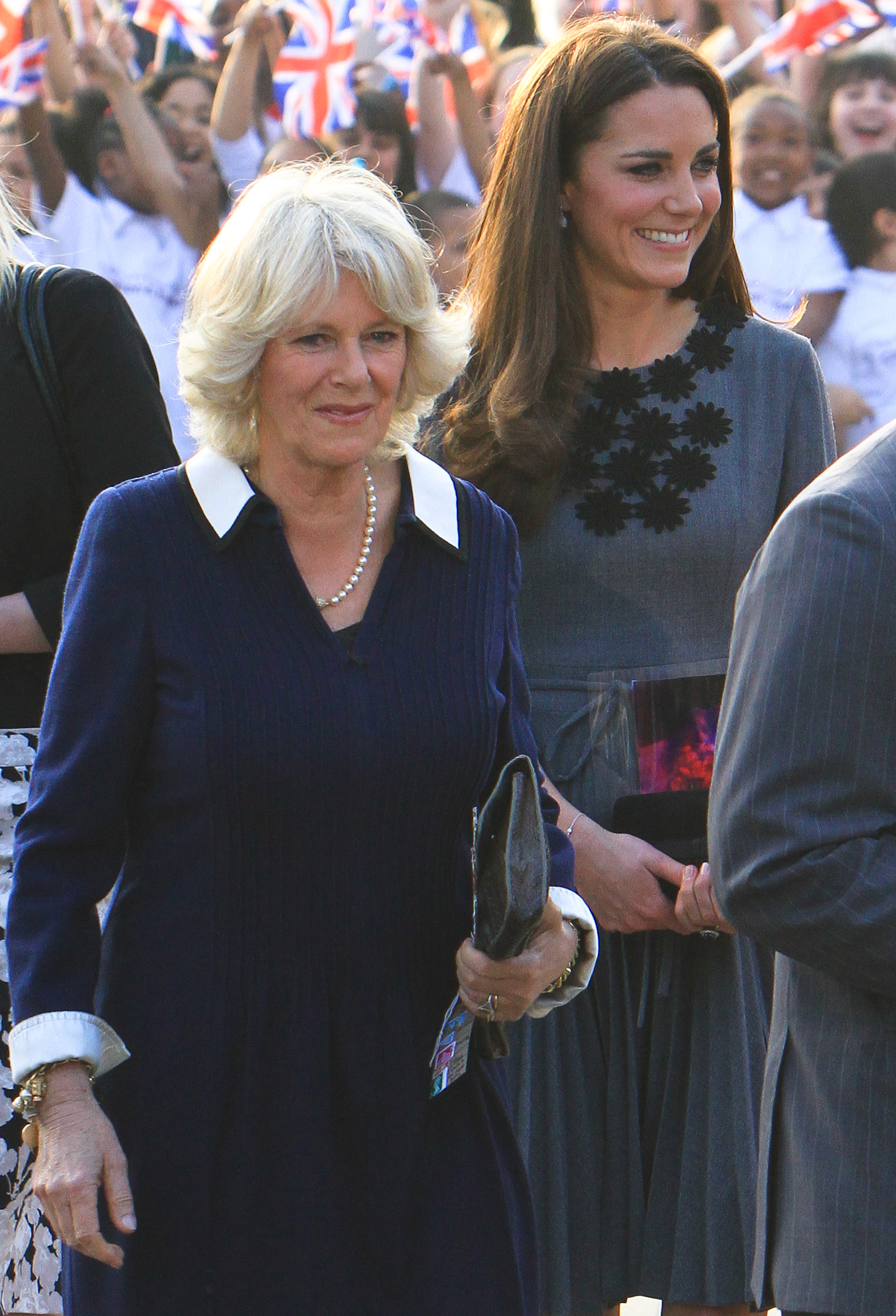 Queen Camila and Catherine, Princess of Wales visit The Prince's Foundation for Children and the Arts at Dulwich Picture Gallery on March 15, 2012, in London, England. | Source: Getty Images