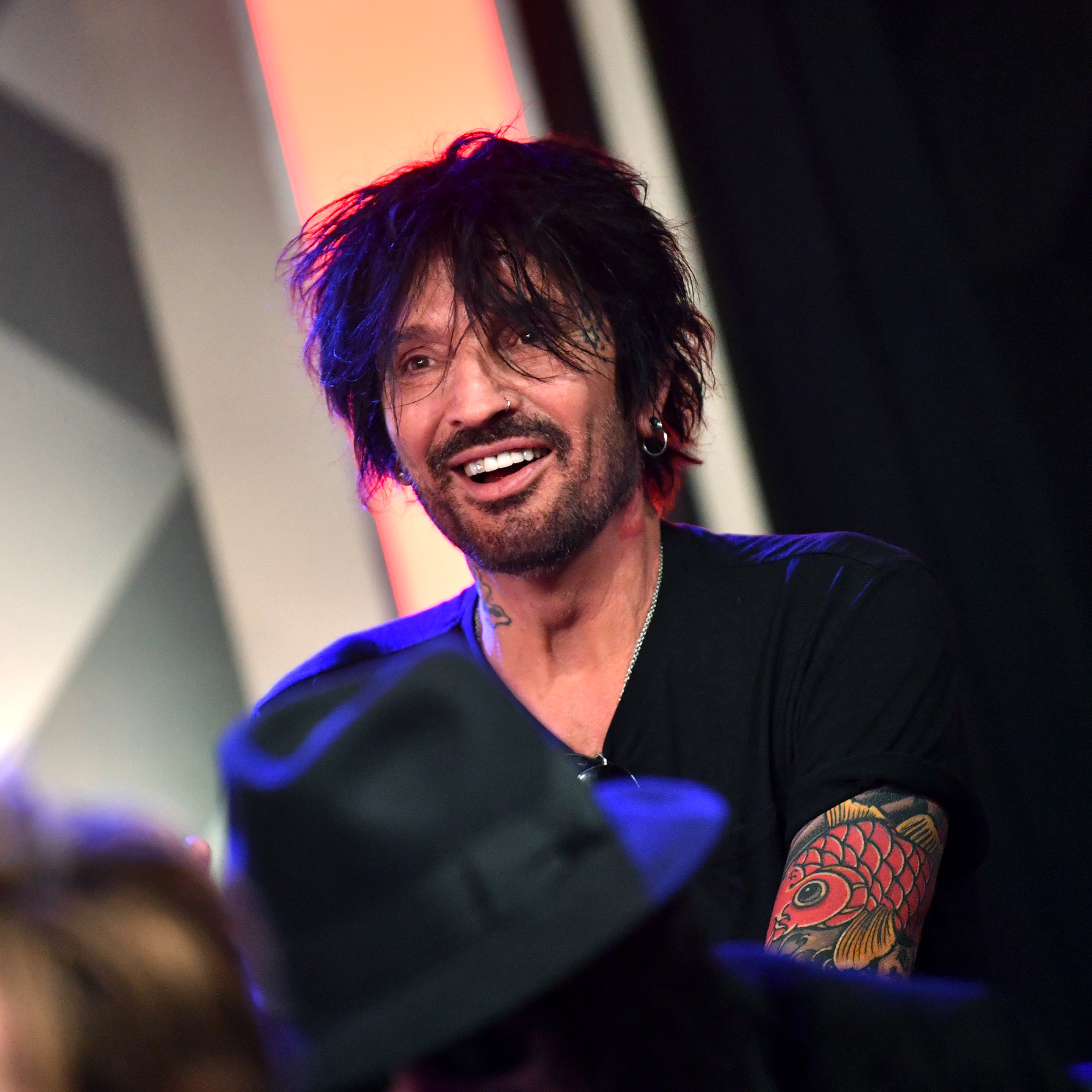 Tommy Lee speaks during the press conference for The Stadium Tour with Def Leppard, Mötley Crüe, and Poison bands at SiriusXM Studios on December 4, 2019, in Los Angeles, California. | Source: Getty Images