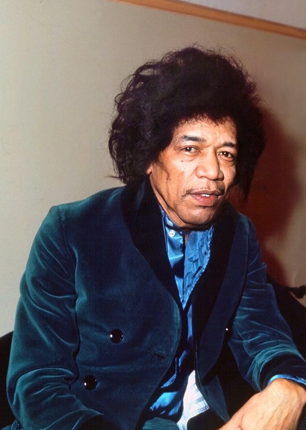 Jimi Hendrix as he might have looked in his 70s | Source: Getty Images