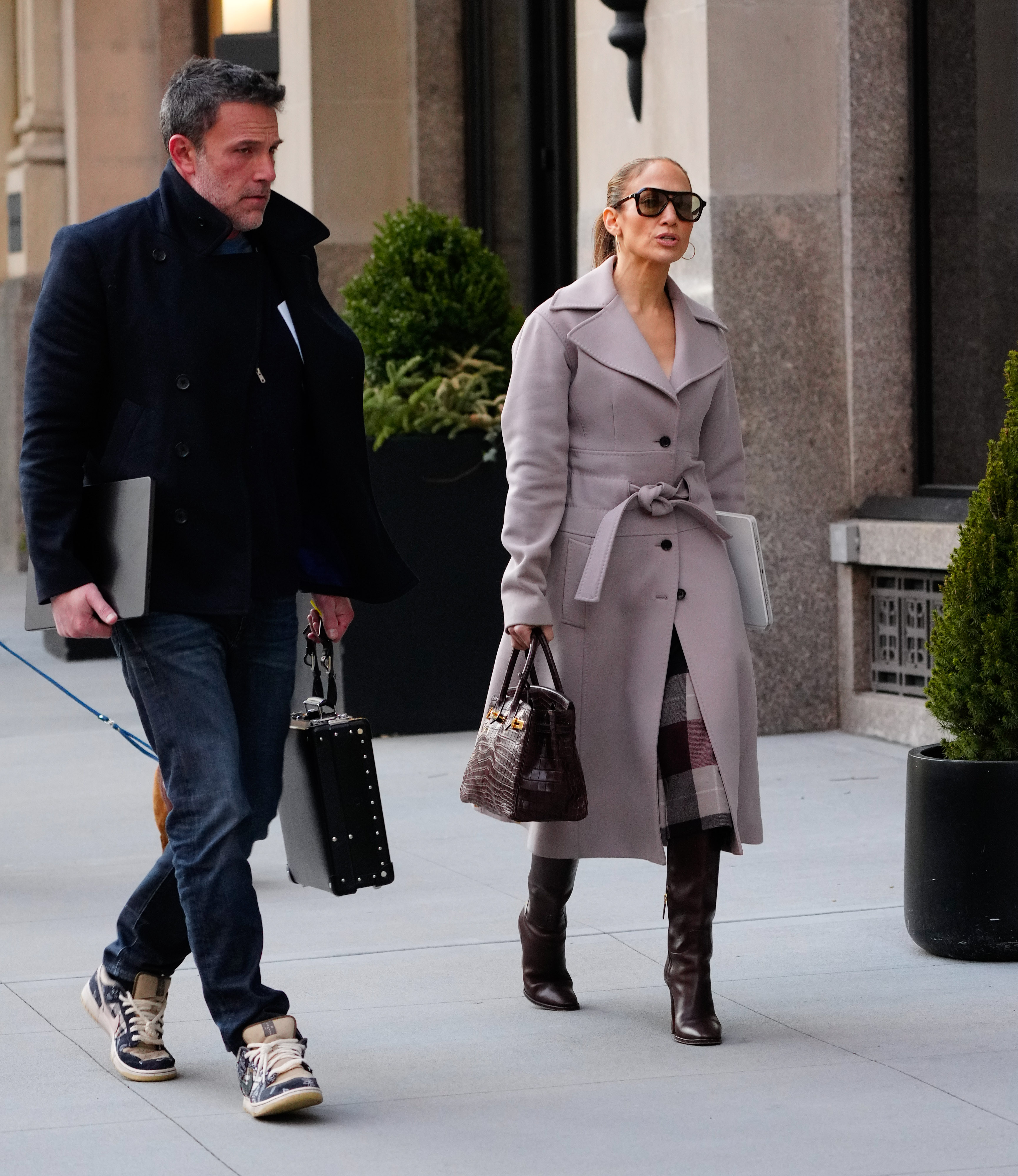 Ben Affleck and Jennifer Lopez seen on March 29, 2024 in New York City. | Source: Getty Images