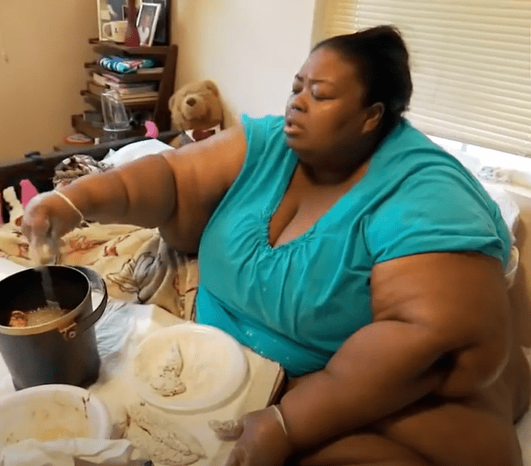 Marla McCants during her appearance on "My 600-Lb Life." | Photo: YouTube/TLC 