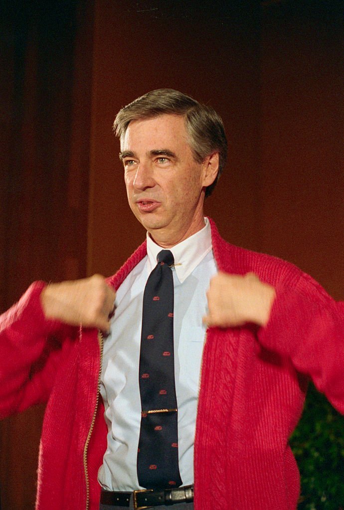 Fred Rogers, of Mister Rogers' Neighborhood, donates his famous red cardigan sweater to the National Museum of American History | Getty Images