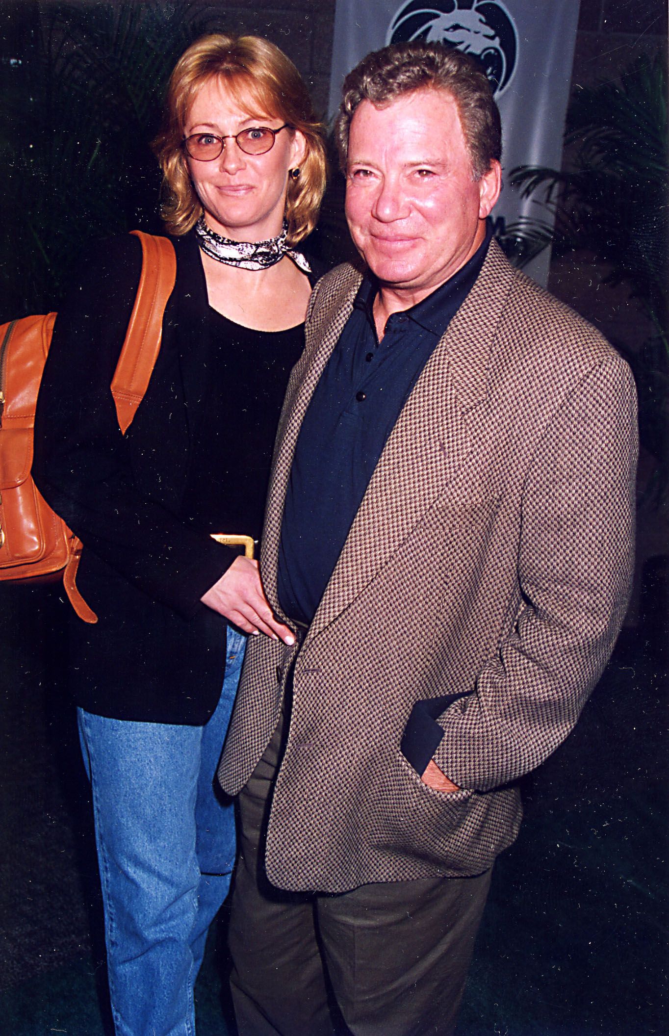 Nerine Kidd y William Shatner en Paradise, Nevada en marzo de 1996. | Foto: Getty Images