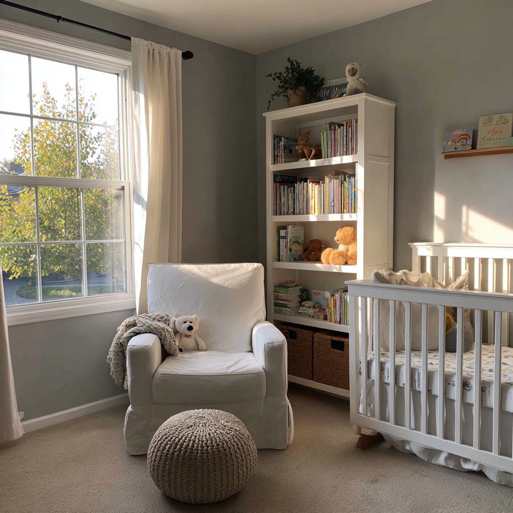 The interior of a nursery | Source: Midjourney
