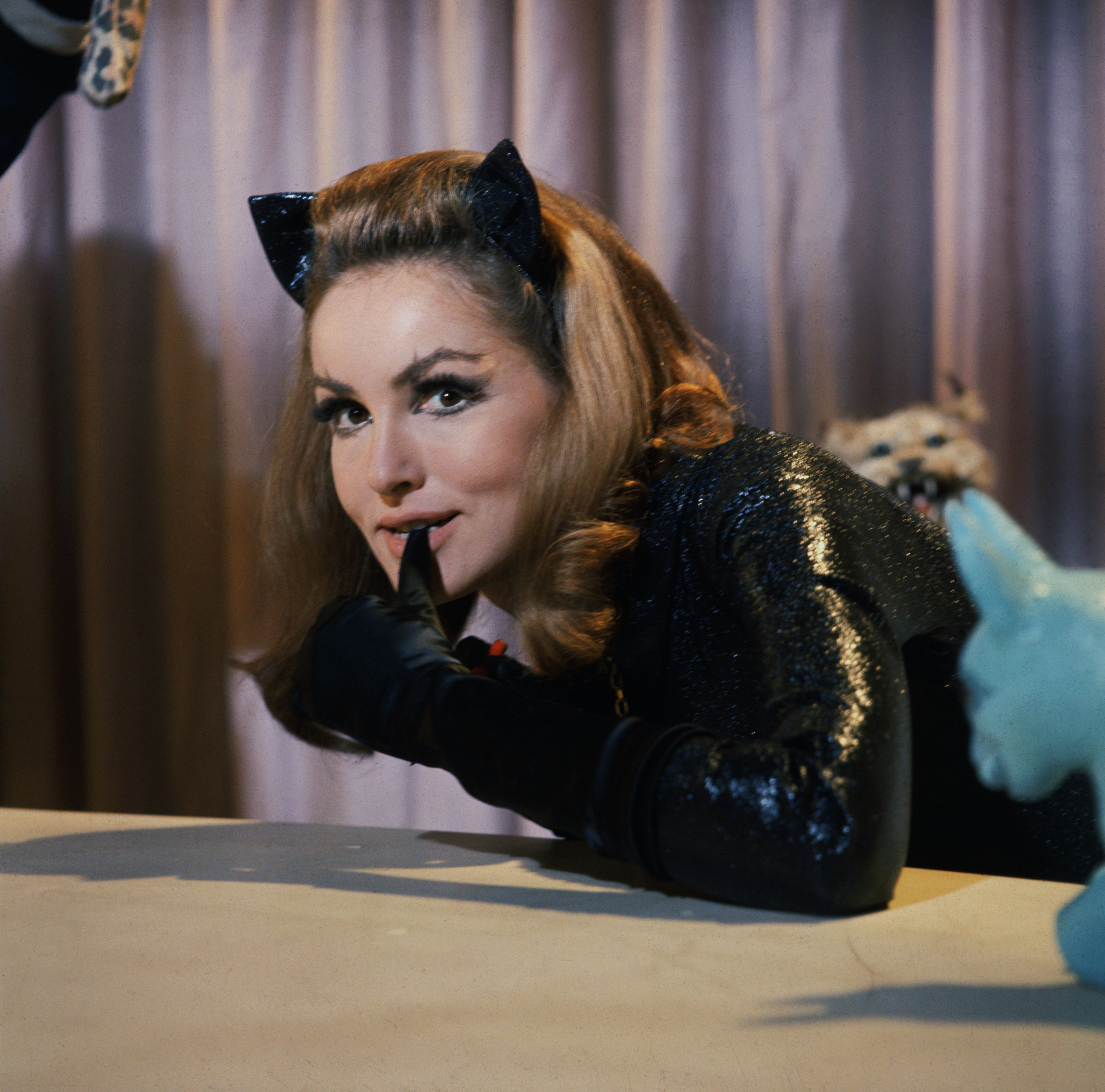Julie Newmar poses as Catwoman from the1966-1968 "Batman" series | Source: Getty Images