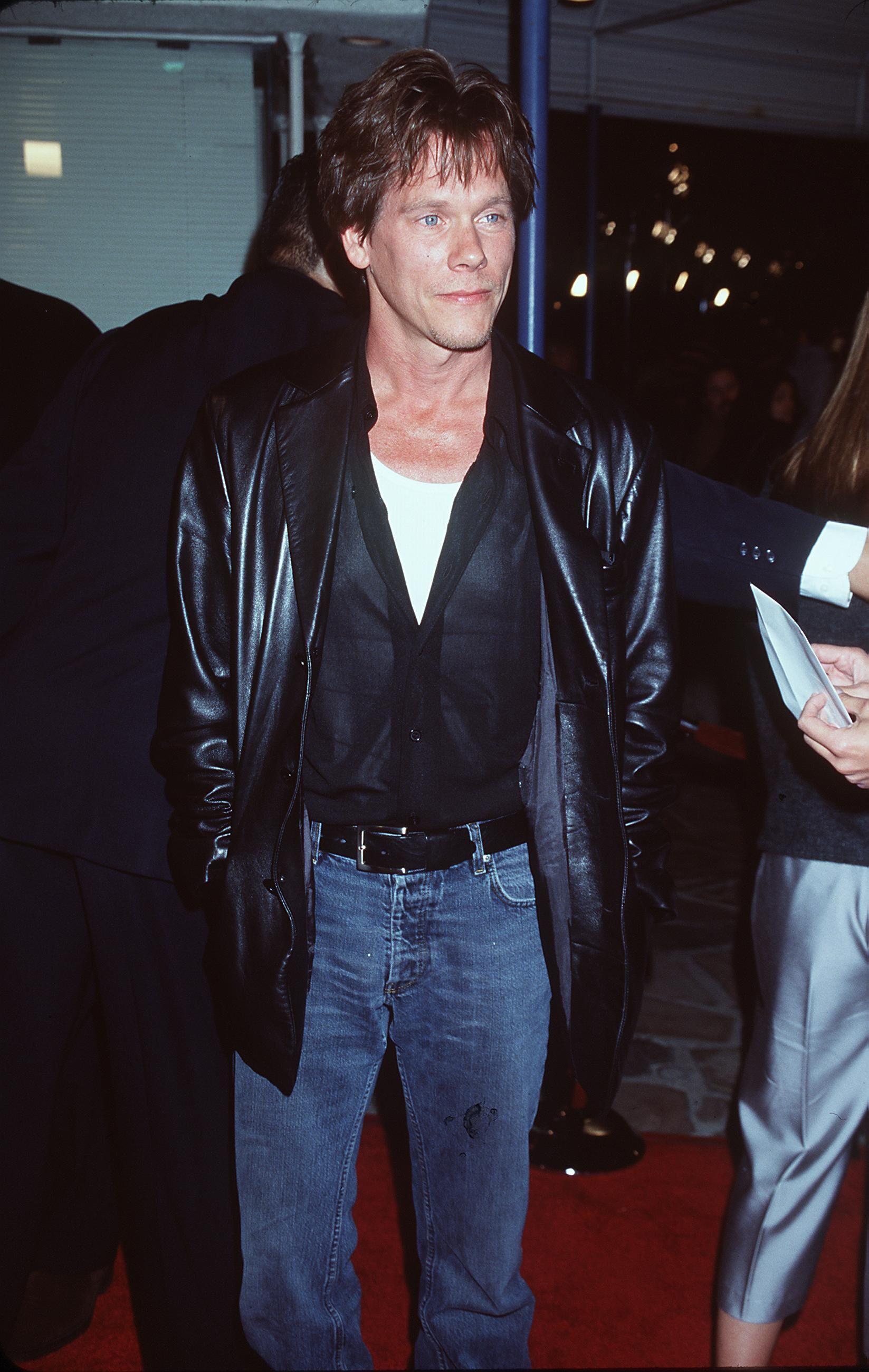 Kevin Bacon at the premiere of Brad Pitt's new movie "The Fight Club." | Source: Getty Images