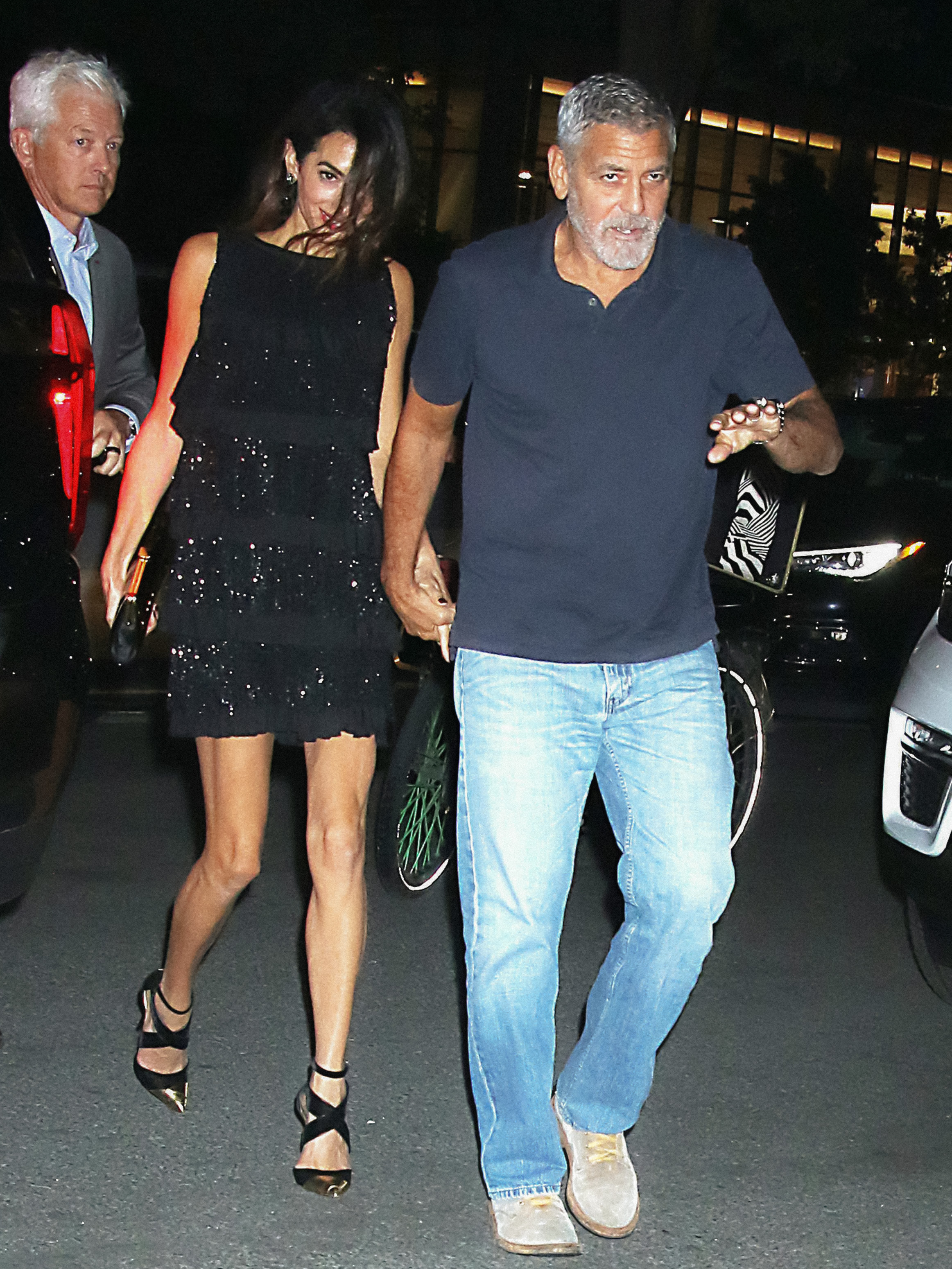 Amal and George Clooney spotted out in New York City on September 22, 2022 | Source: Getty Images