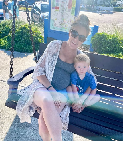 Haley Hodge and her son, Banks June 14, 2024 | Source: Instagram/hodgehouse1