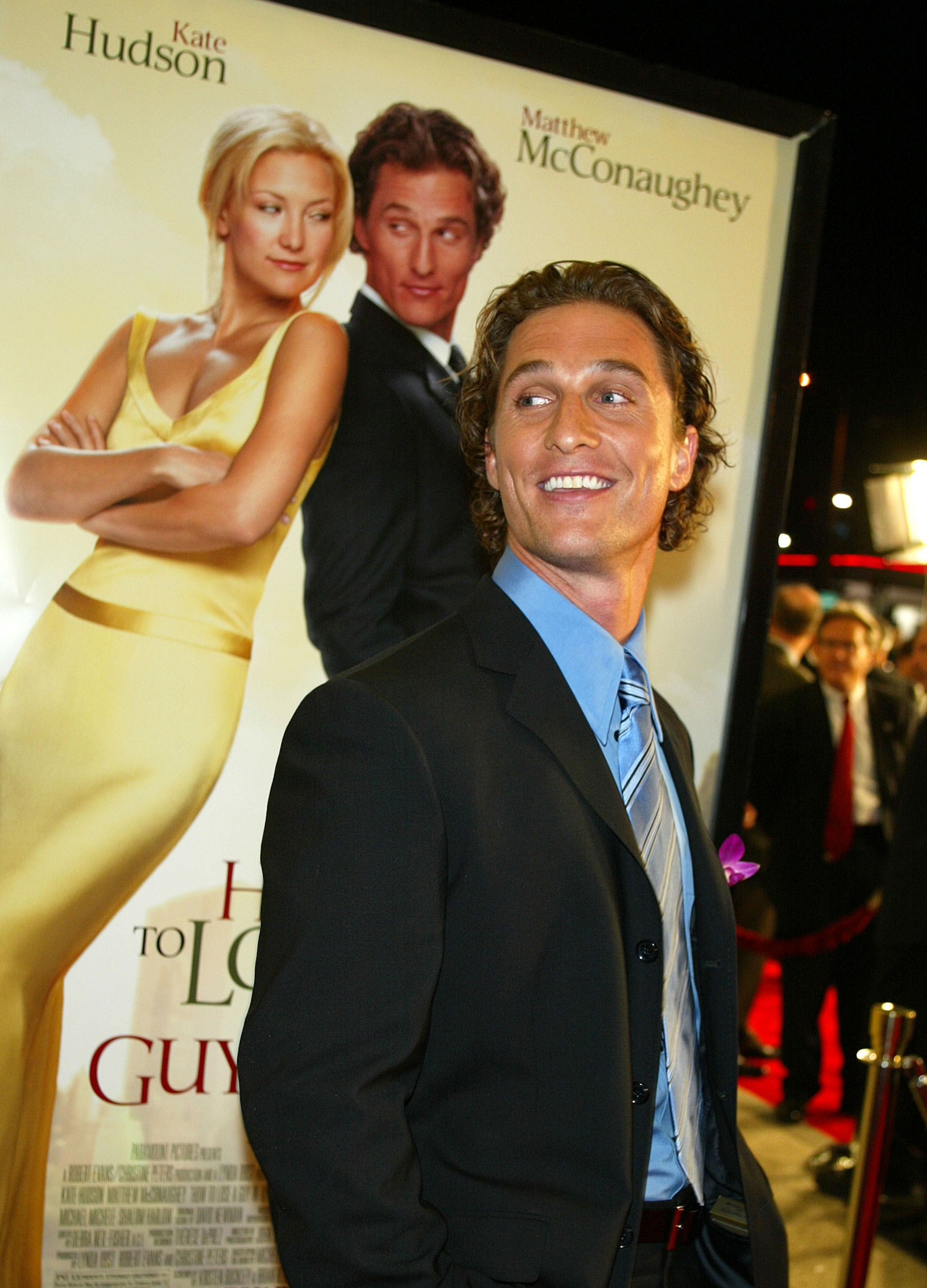 Actor Matthew McConaughey on January 27, 2003, in Hollywood, California | Source: Getty Images