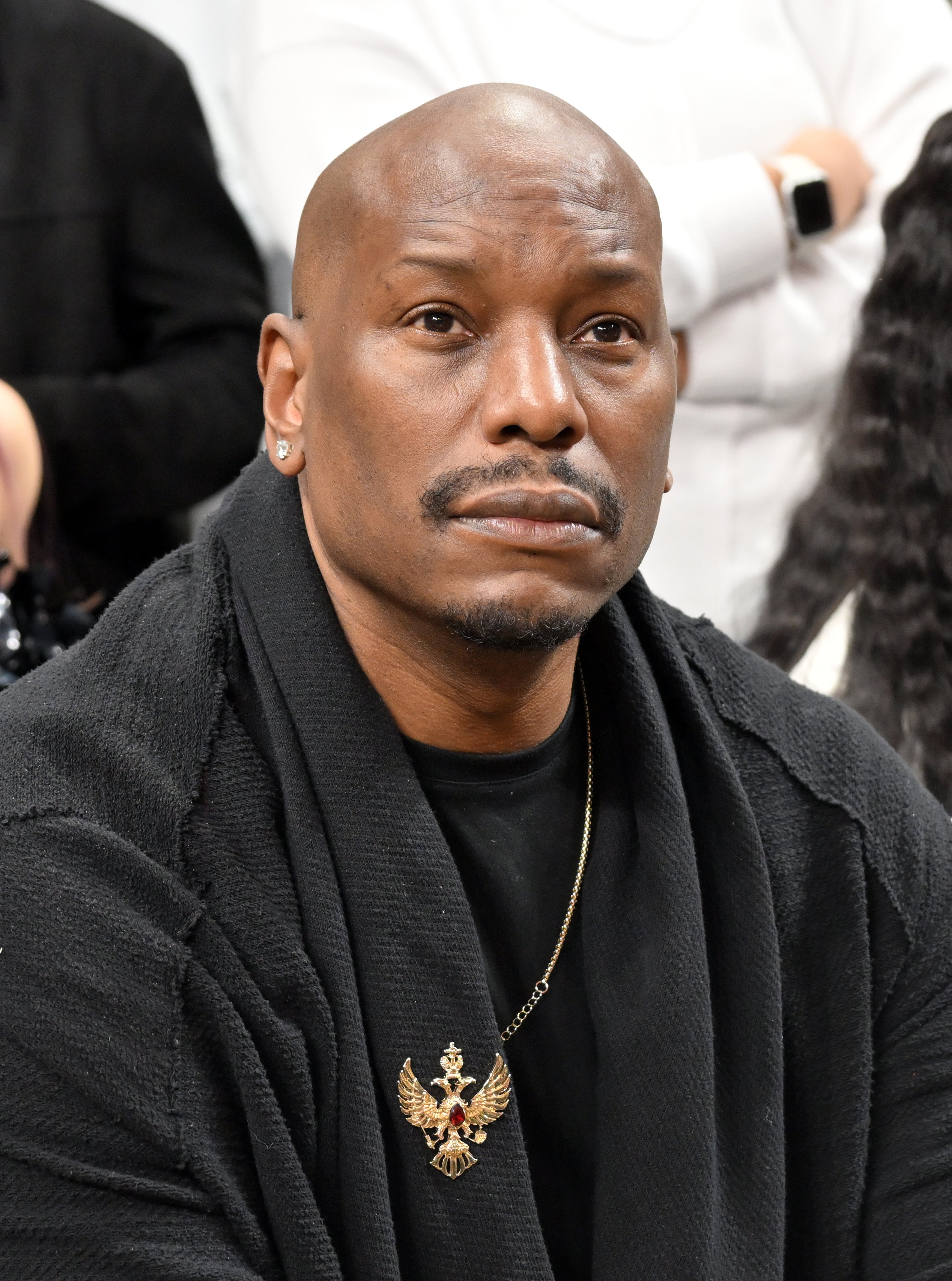 Tyrese Gibson is pictured at the game between the Los Angeles Lakers and the Atlanta Hawks at State Farm Arena on December 30, 2022, in Atlanta, Georgia | Source: Getty Images