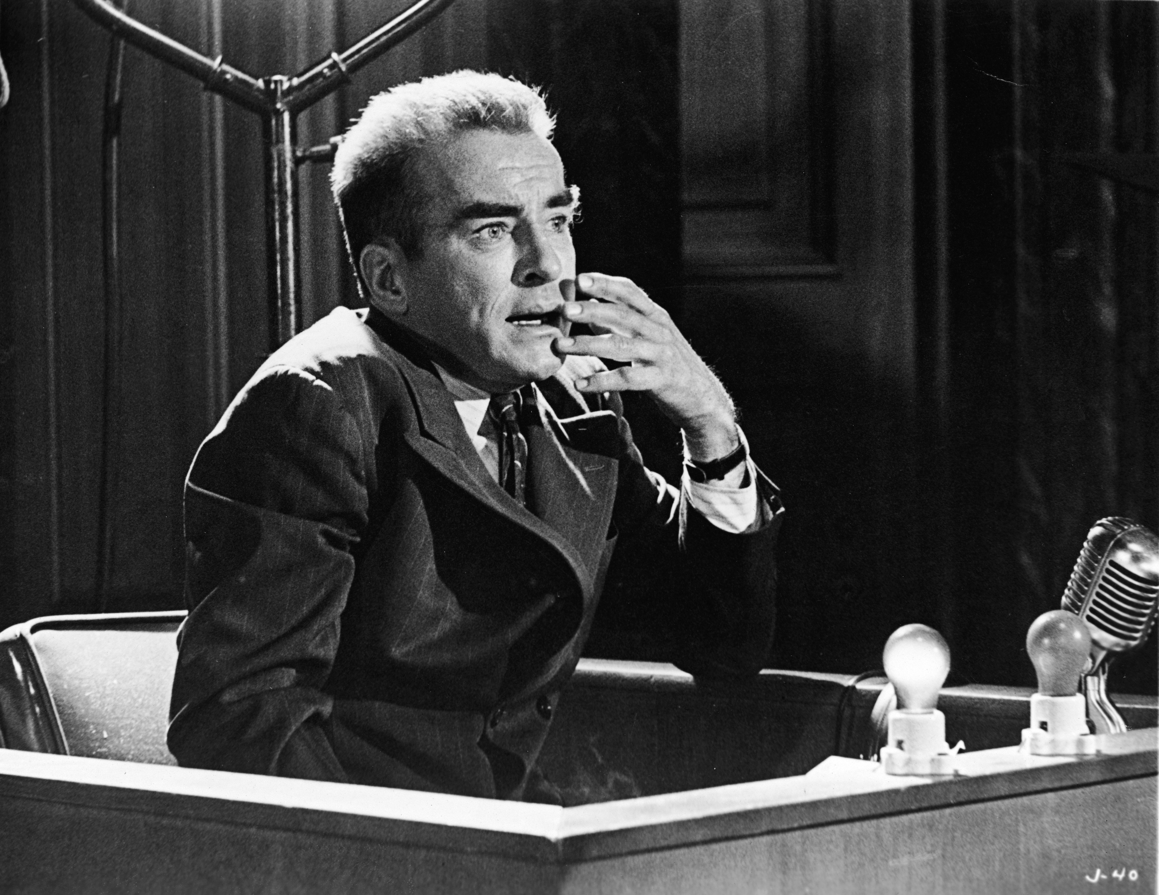 Montgomery Clift in the film "Judgment at Nuremberg" in 1961 | Photo: United Artists/Courtesy of Getty Images