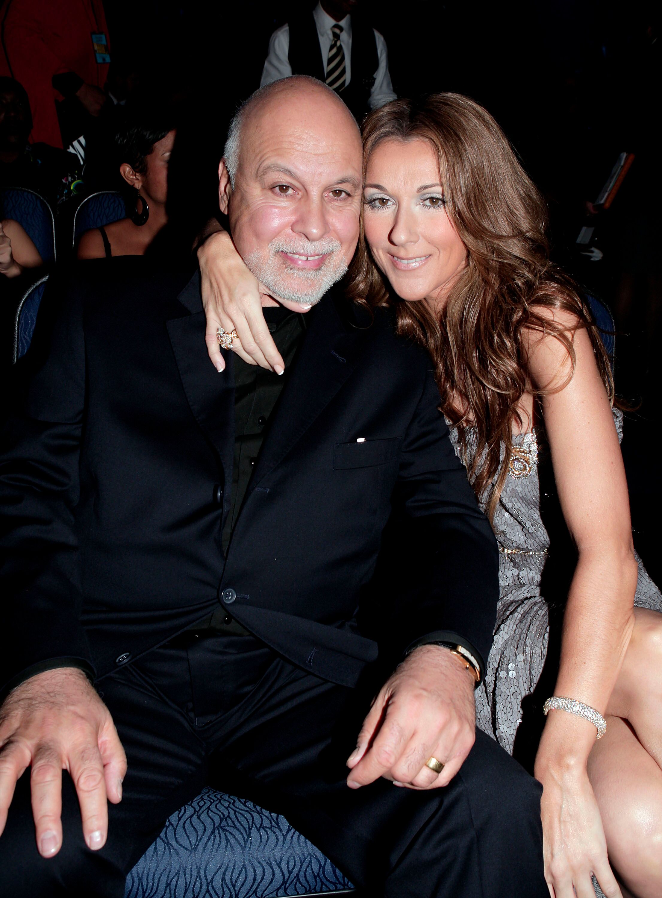 Celine Dion and husband Rene Angelil in the audience during the 2007 American Music Awards. | Source: Getty Images