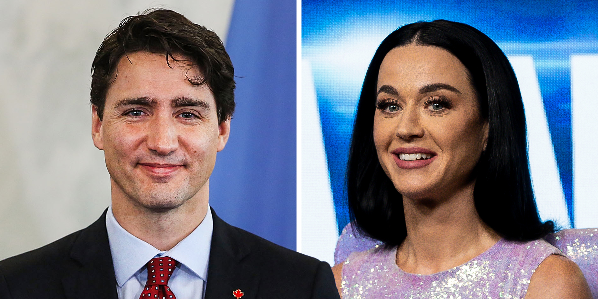 Justin Trudeau and Katy Perry | Source: Getty Images