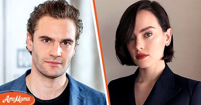 Tom Bateman on February 05, 2019 in New York City [left]. Daisy Ridley's photo from an Instagram account [right] | Source: Getty Images/Instagram.com