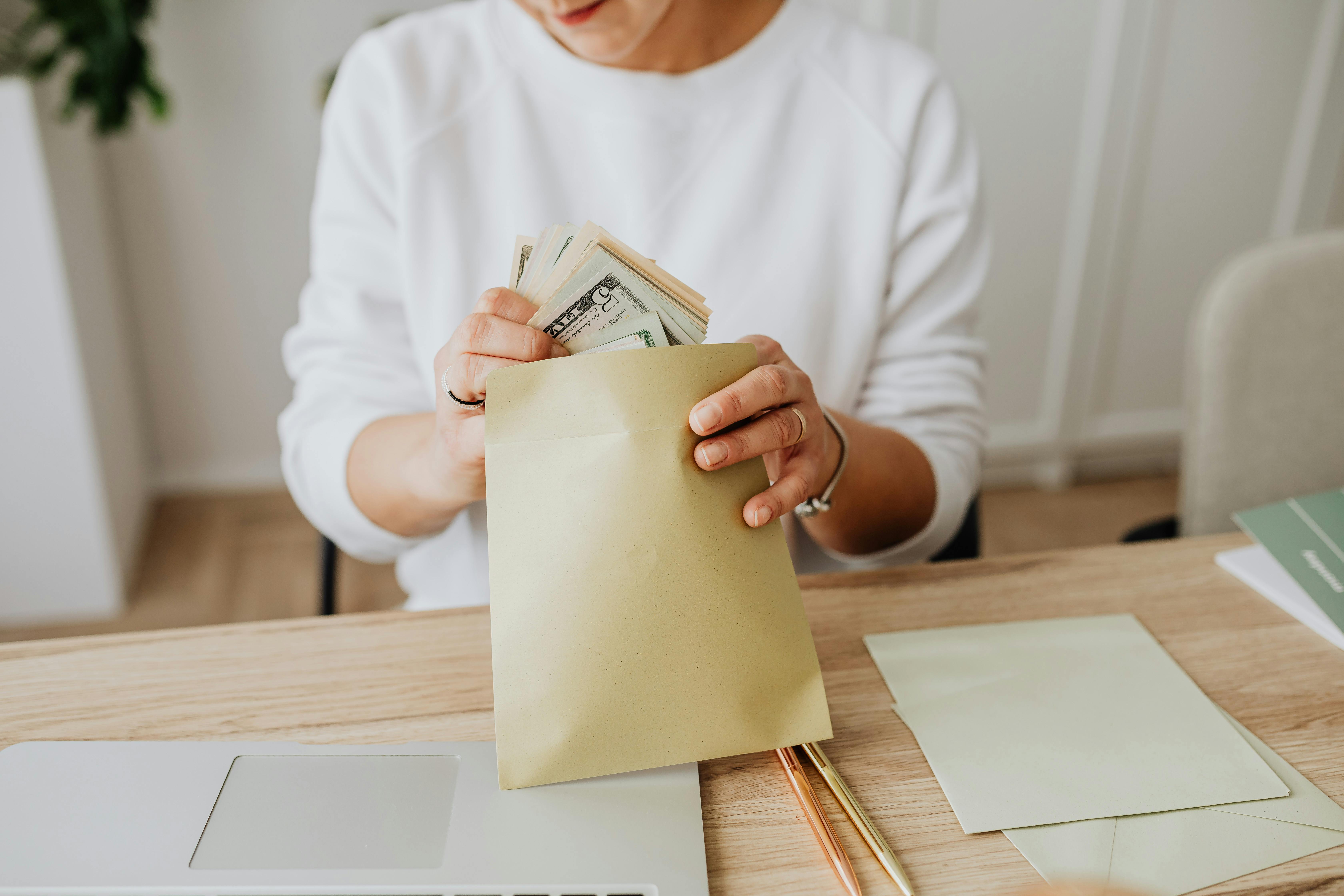 Money envelope | Source: Pexels