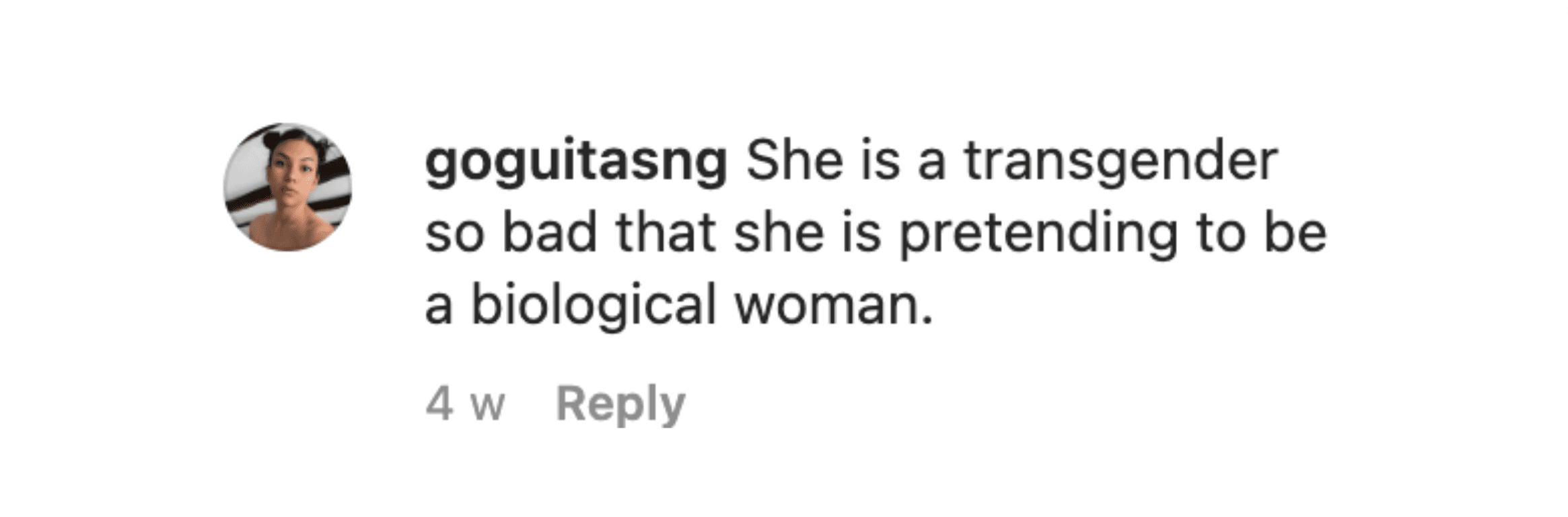 A comment left on a video of Amal Clooney on Charlptte Tilbury's Instagram page | Source: Instagram.com/charlottetilbury