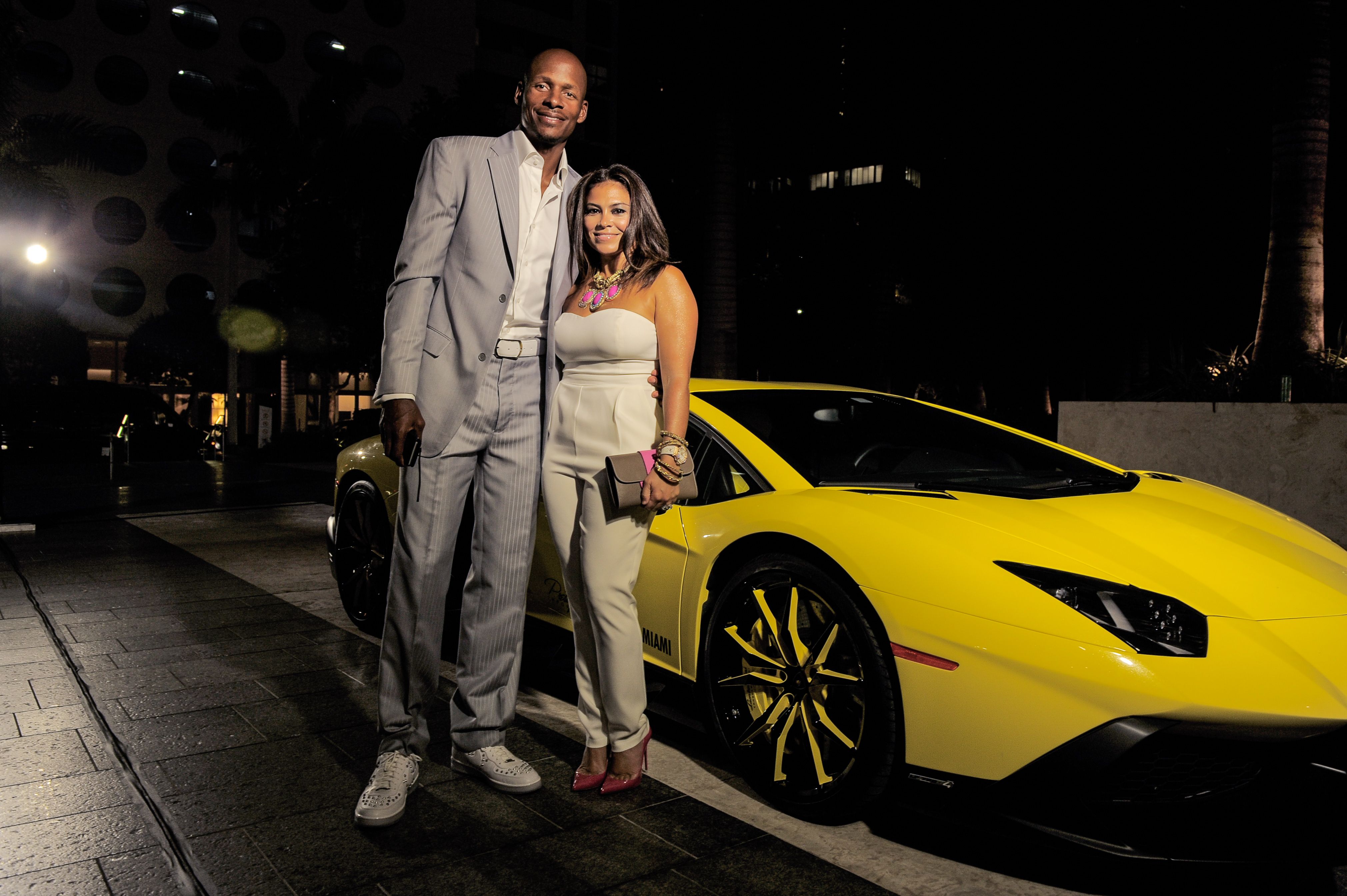  Ray Allen and his wife Shannon Allen at the Dom Perignon Haute Living 100 Dinner in May 2015 in Miami, Florida | Source: Getty Images