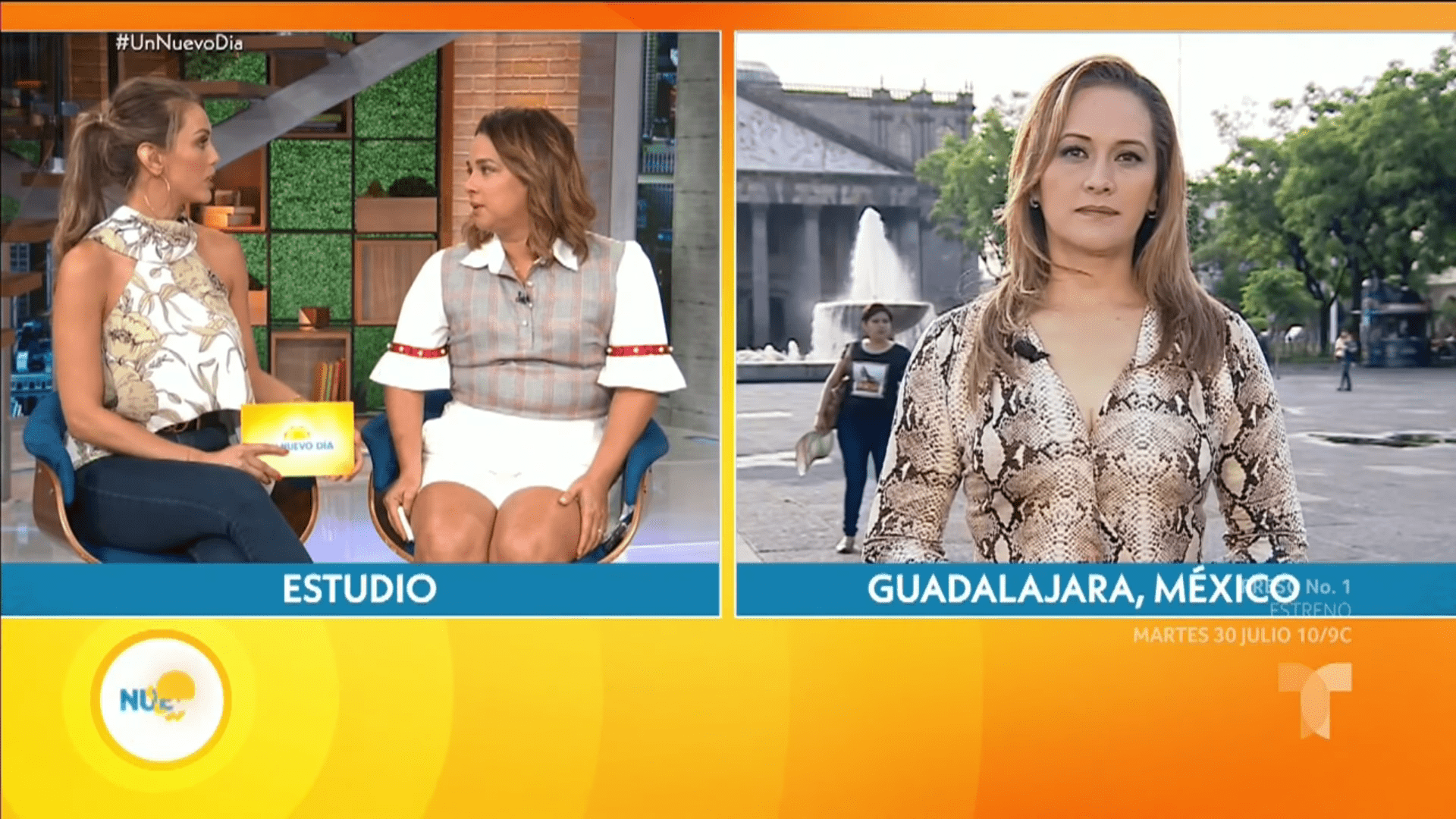 Adamary dejó en evidencia su empatía con la situación │Imagen tomada de: YouTube / Un Nuevo Día Adamary dejó en evidencia su empatía con la situación │Imagen tomada de: YouTube / Un Nuevo Día