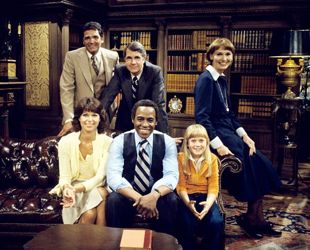 "Benson" pilot episode with Robert Guillaume, James Noble, Inga Swenson, Caroline McWilliams, David Hedison, September 13, 1979. | Source: Getty Images