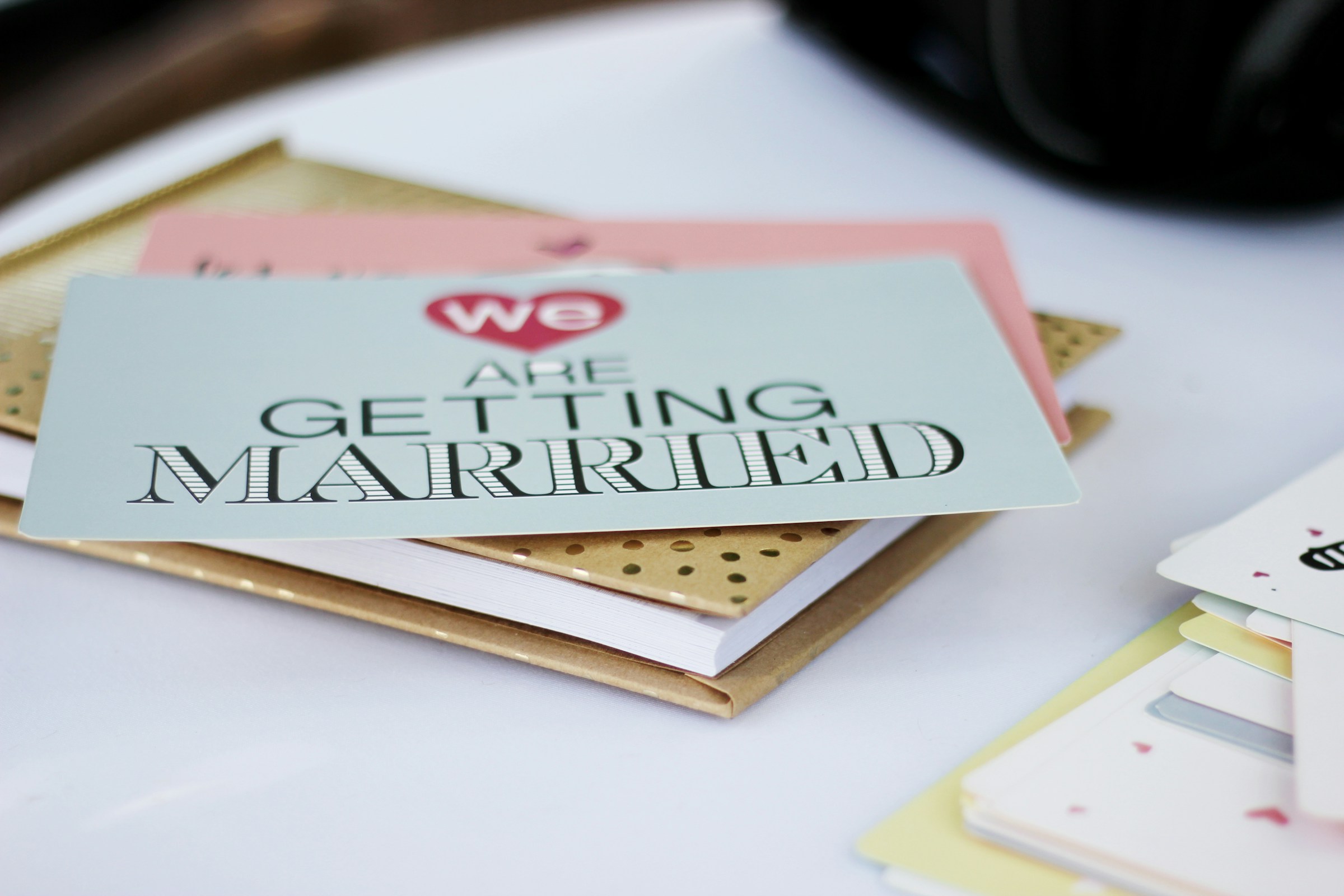 A wedding invitation card | Source: Unsplash