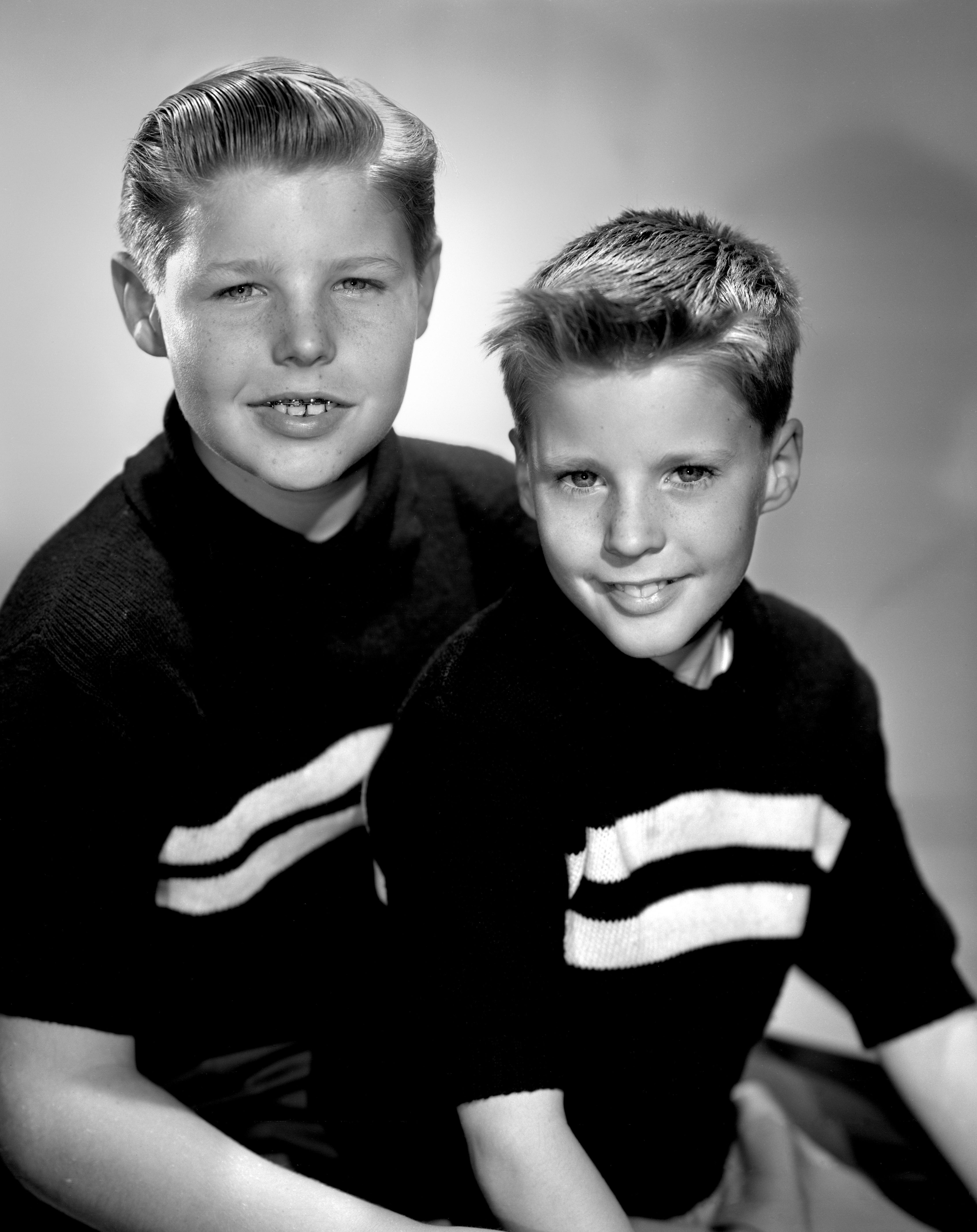 David and Ricky Nelson in Hollywood, California. March 1, 1949. | Source: Getty Images
