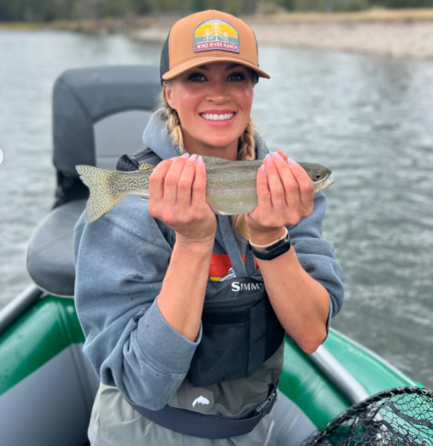 Carrie Underwood enjoys fly fishing in Montana, dated September 14, 2024 | Source: Instagram/carrieunderwood