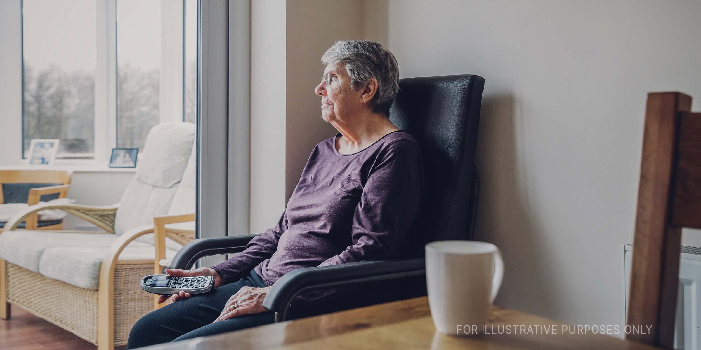 Old Woman Staring Out The Window. | Source: Getty Images