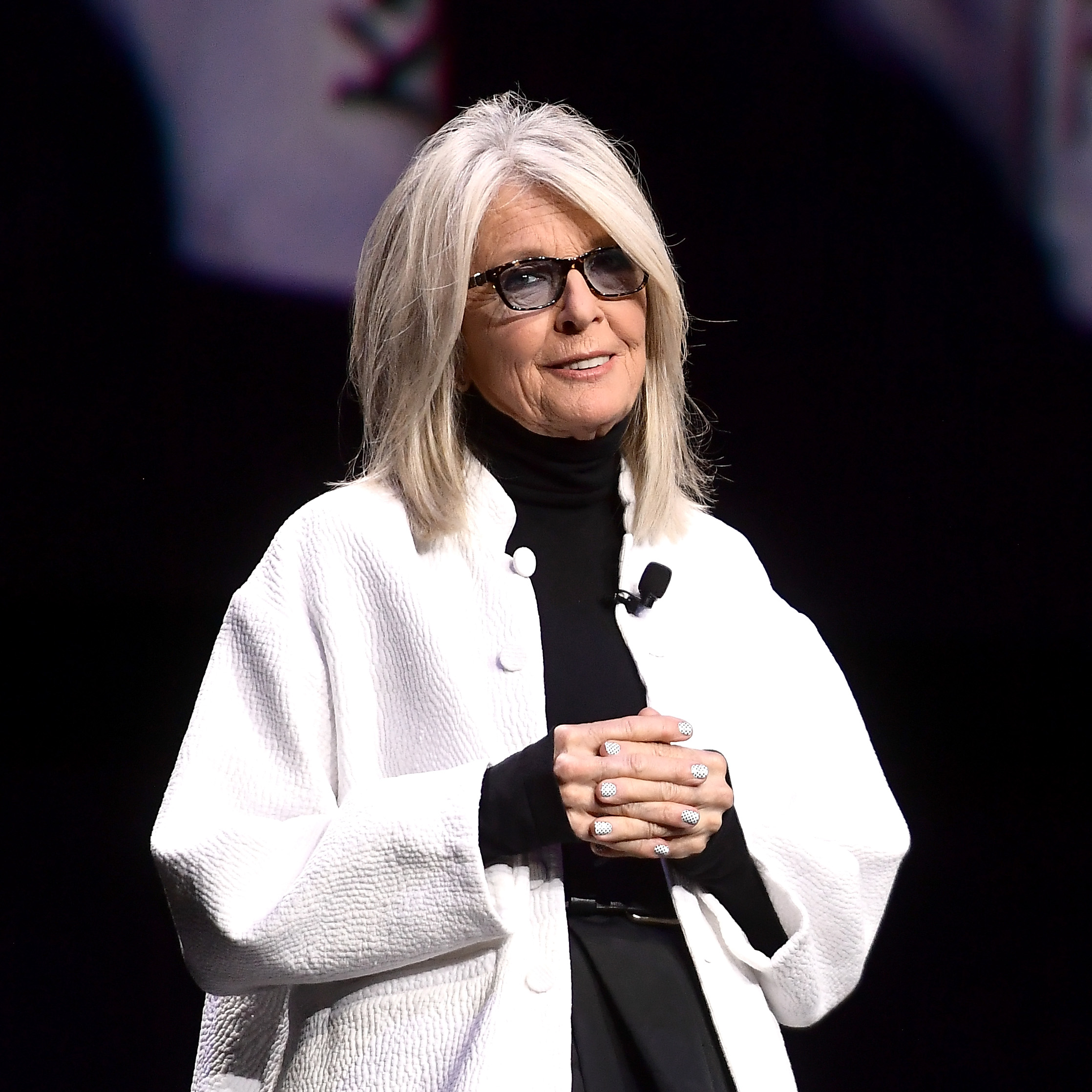 Diane Keaton speaks onstage at The Colosseum at Caesars Palace on April 2, 2019 | Source: Getty Images