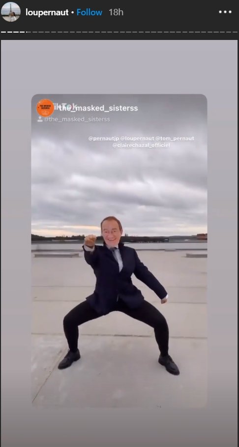 Capture d'écran Instagram. | loupernaut