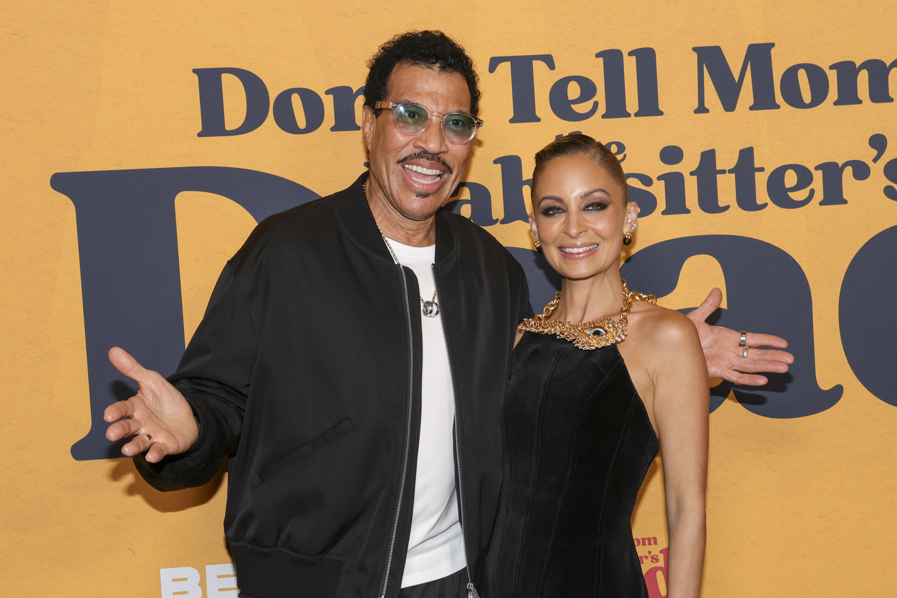 Lionel Richie and Nicole Richie at the premiere of "Don't Tell Mom the Babysitter's Dead," 2024 | Source: Getty Images