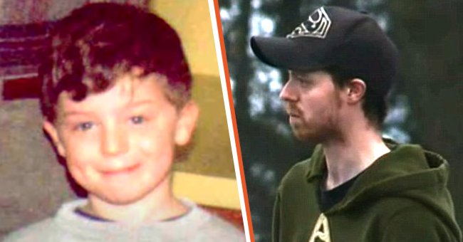 [Left] Richard Landers Jr. as a child; [Right] Richard Landers Jr. as an adult. | Source: youtube.com/ABC News