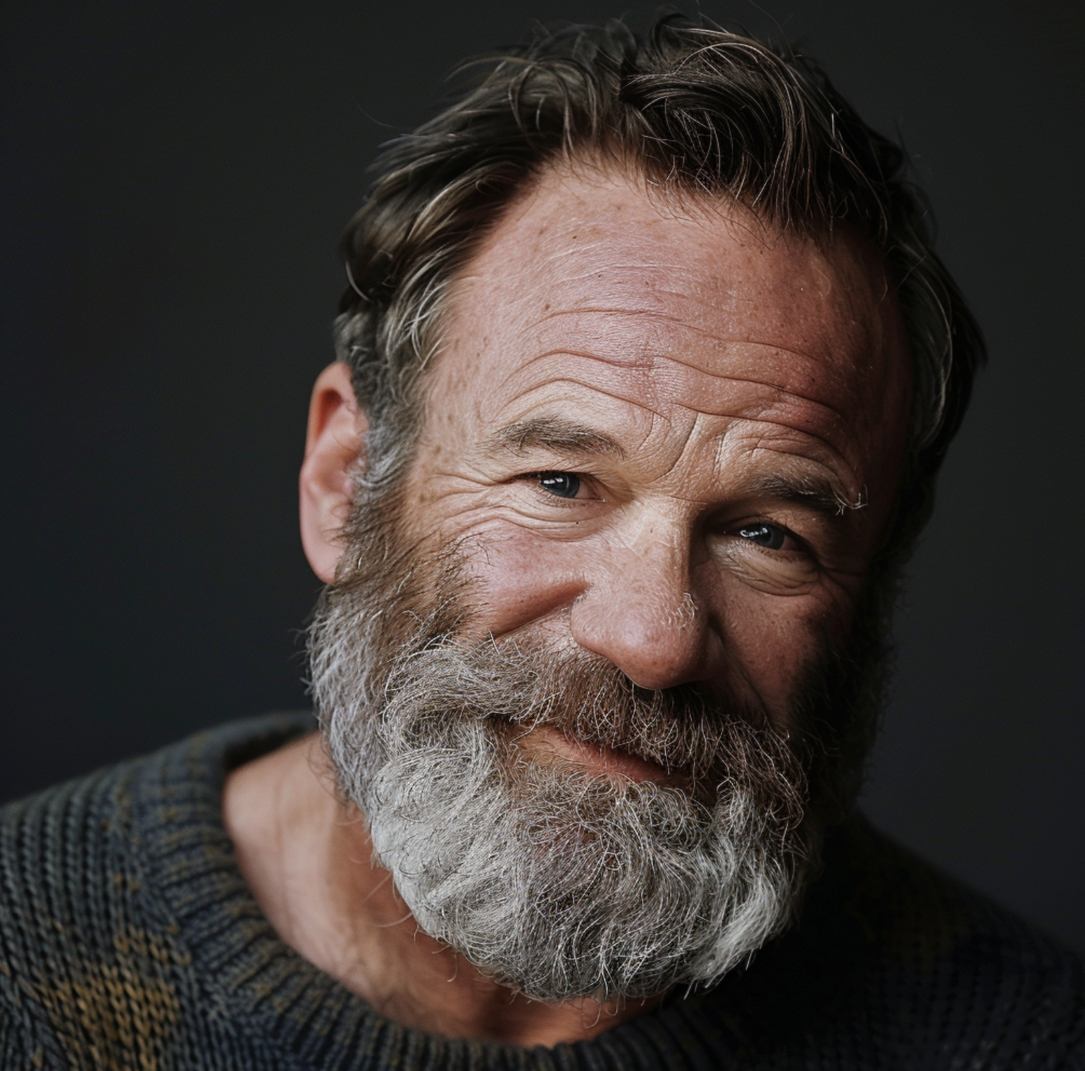 AI image of Robin Williams in old age | Source: Midjourney