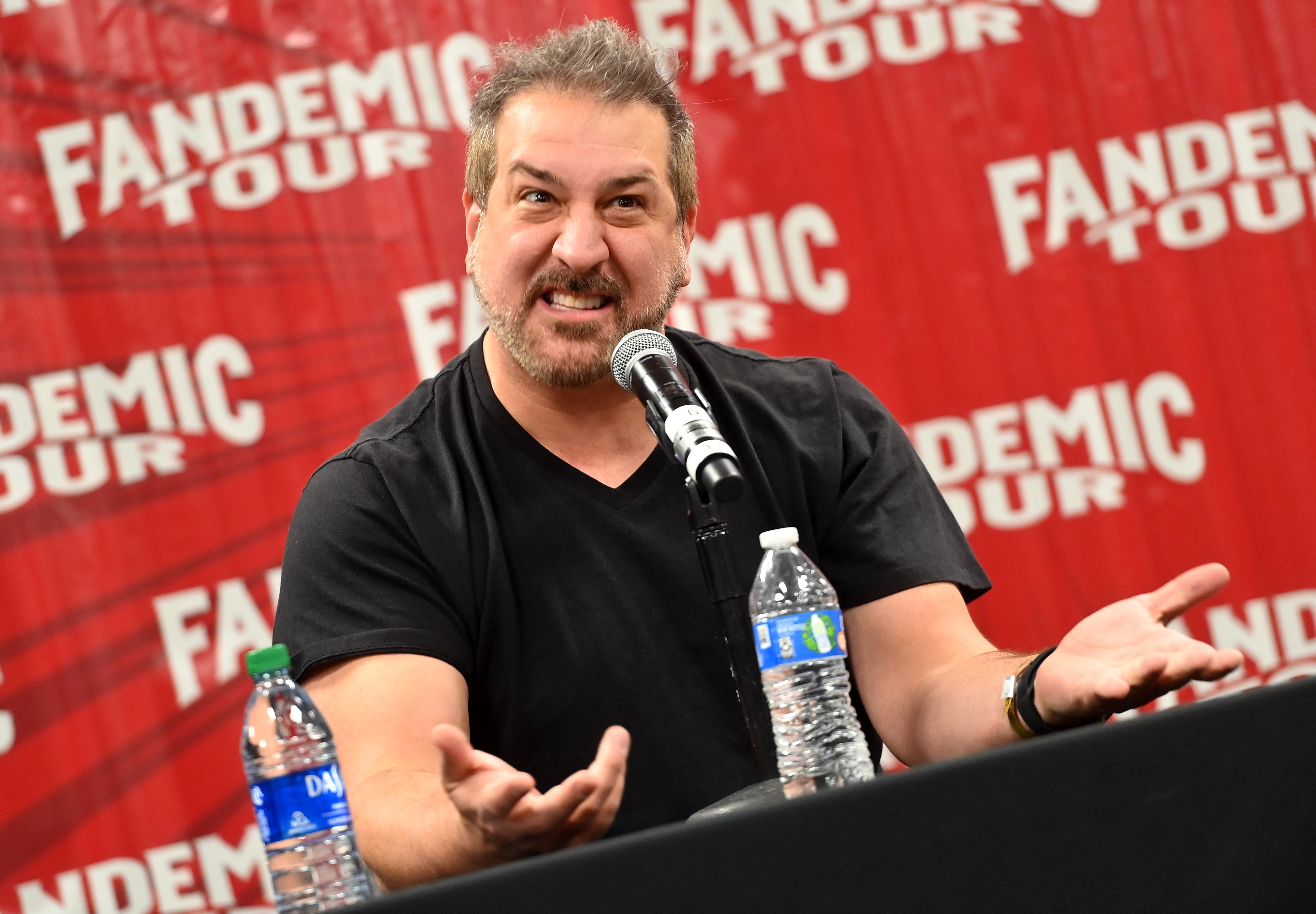 Singer Joey Fatone during the 2022 Fandemic Tour at Georgia World Congress Center, on March 19, 2022, in Atlanta, Georgia. | Source: Getty Images
