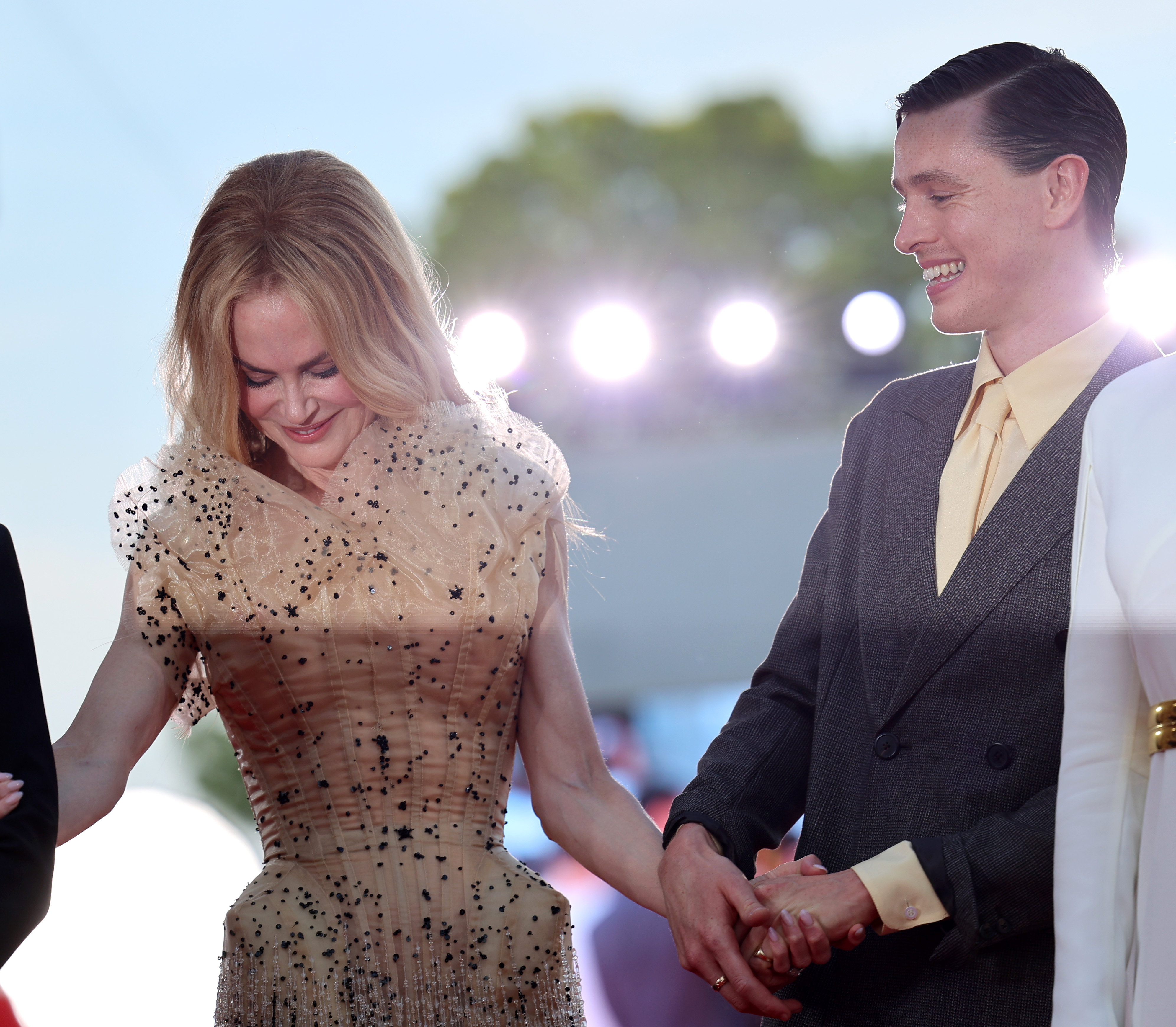 Nicole Kidman and Harris Dickinson. | Source: Getty Images