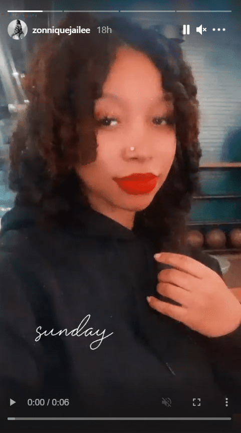 Tiny Harris' daughter, Zonnique Pullins, shows off her post-pregnancy glow in new video clips from her Instagram story | Photo: Instagram/zonniquejailee