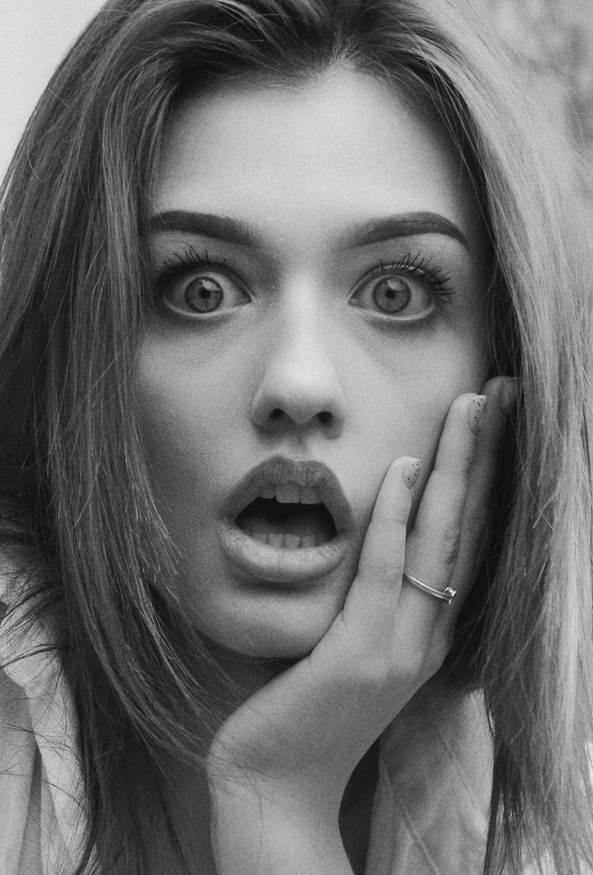 Close-up of a stunned woman | Source: Pexels