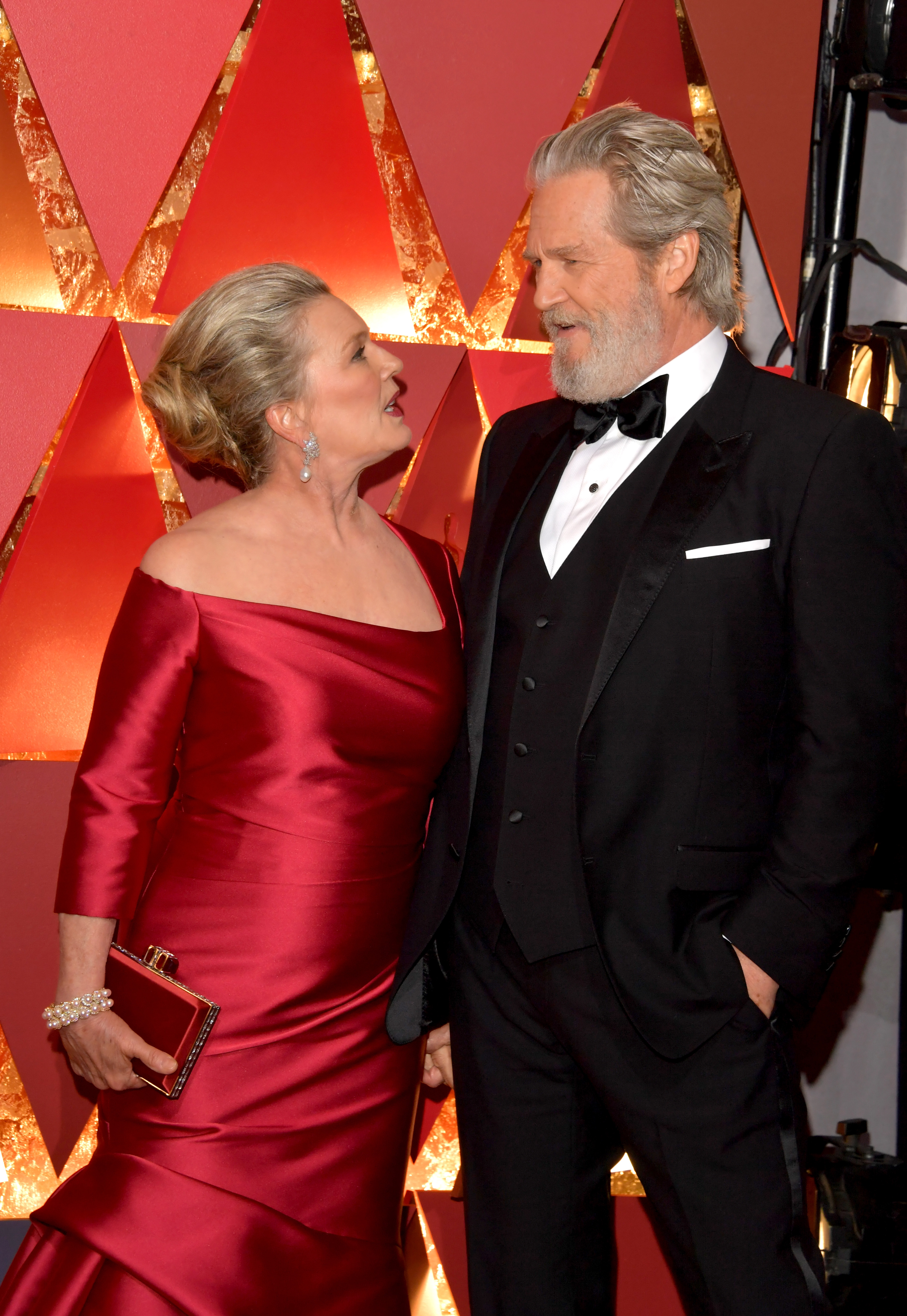 Susan and Jeff Bridges attend the 89th Annual Academy Awards in Hollywood, California, on February 26, 2017 | Source: Getty Images